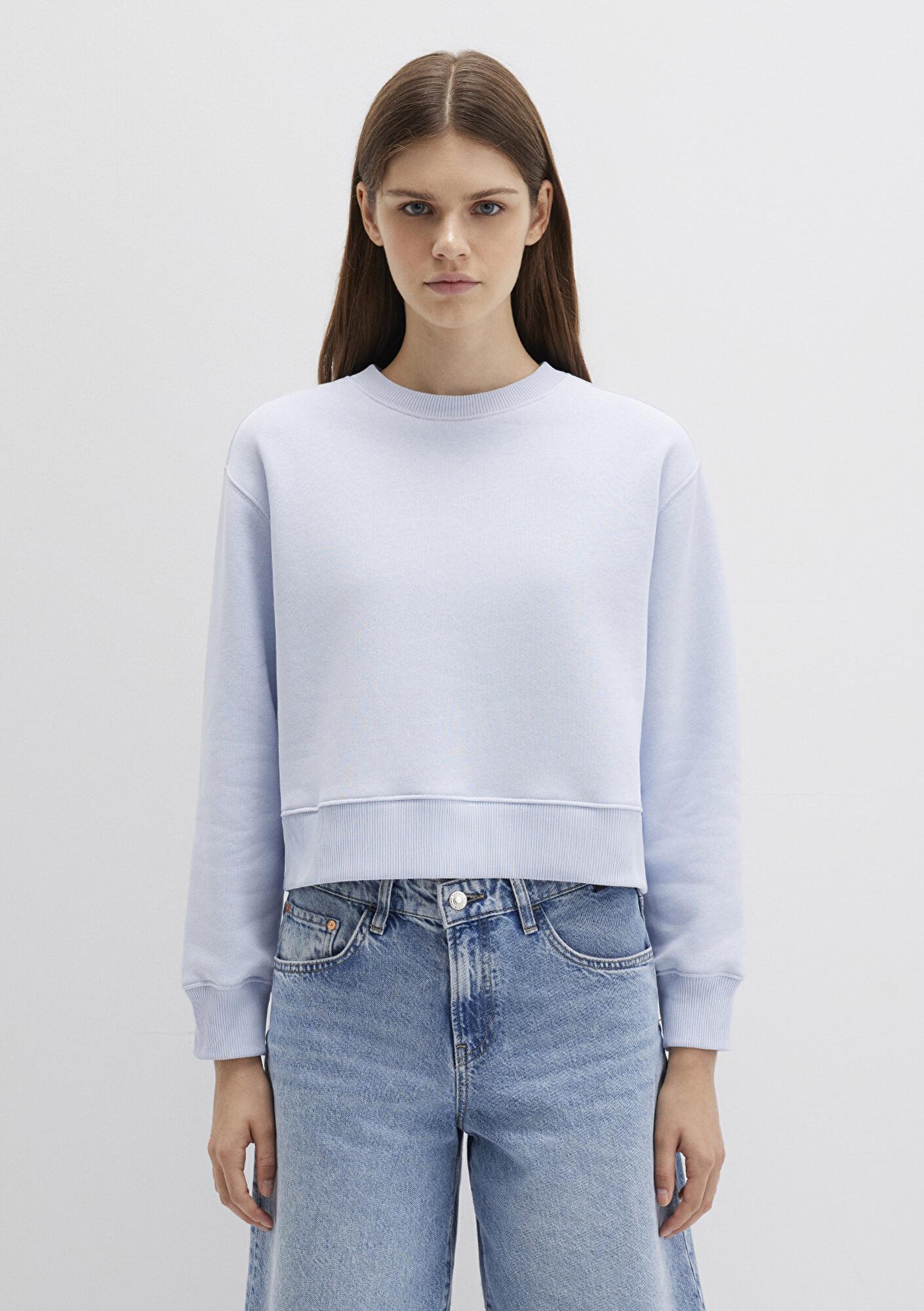 Mavi Bisiklet Yaka Mavi Sweatshirt 1S10387-89201