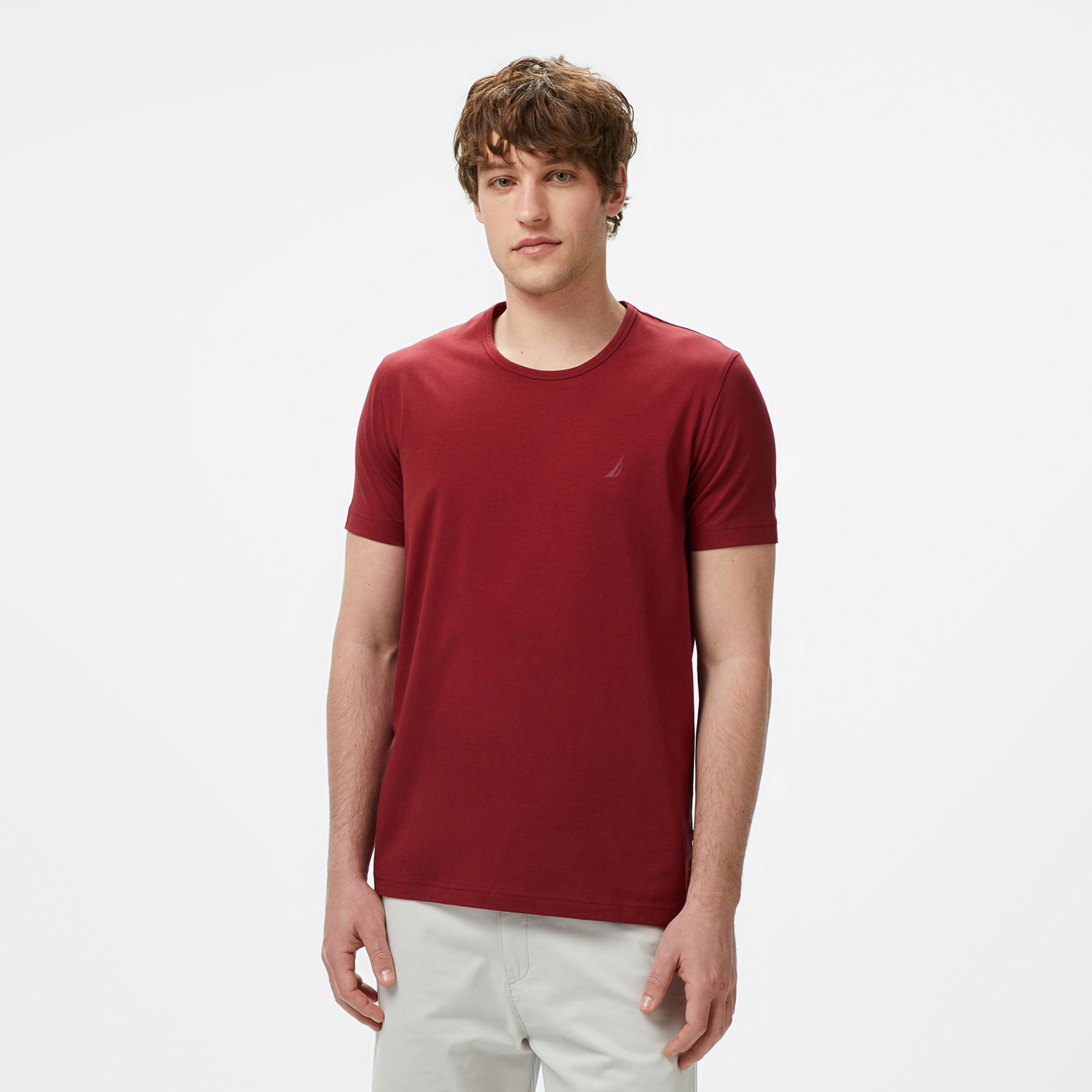 Nautica Erkek Kırmızı Regular Fit T-Shirt
