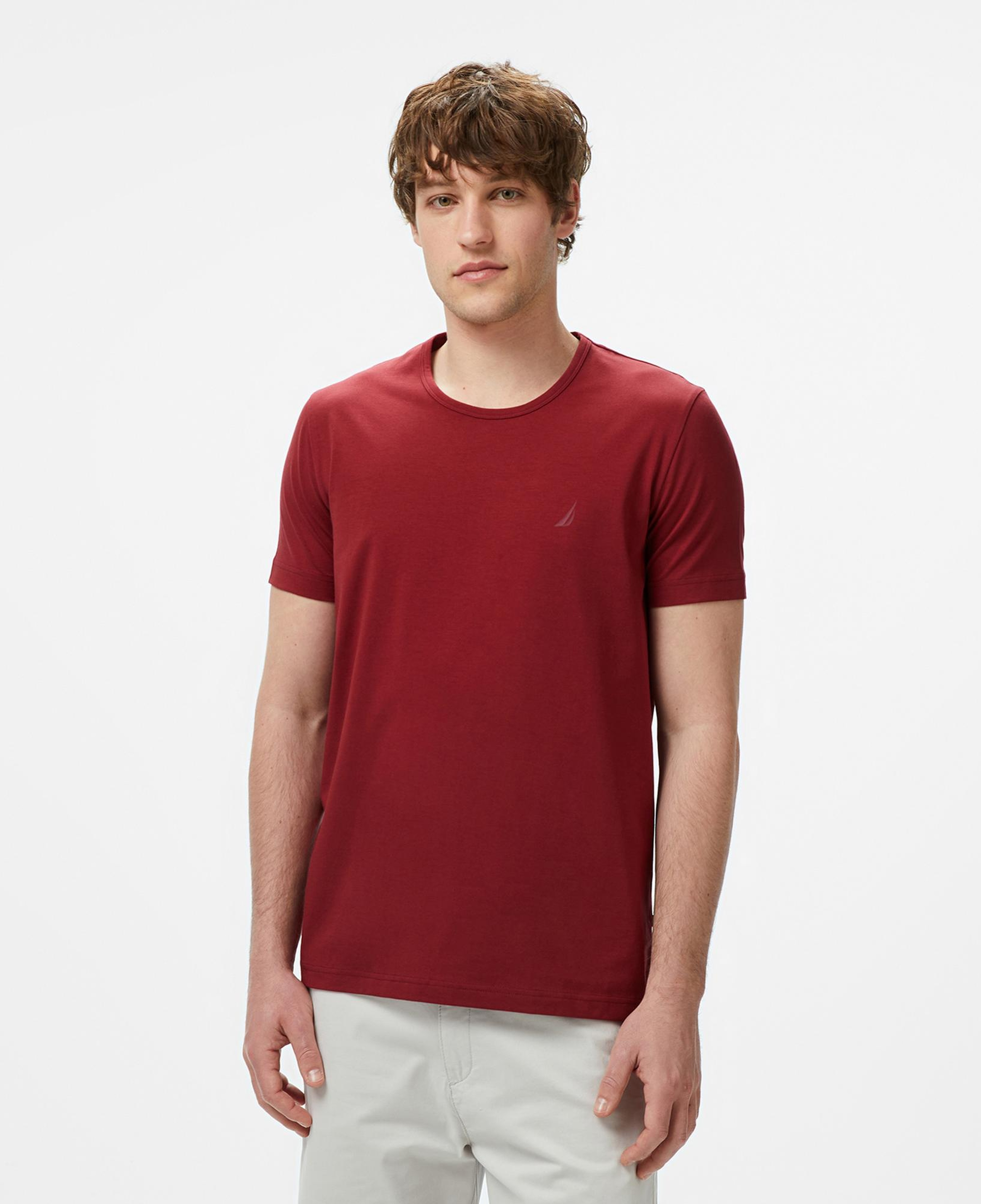 Nautica Erkek Kırmızı Regular Fit T-Shirt