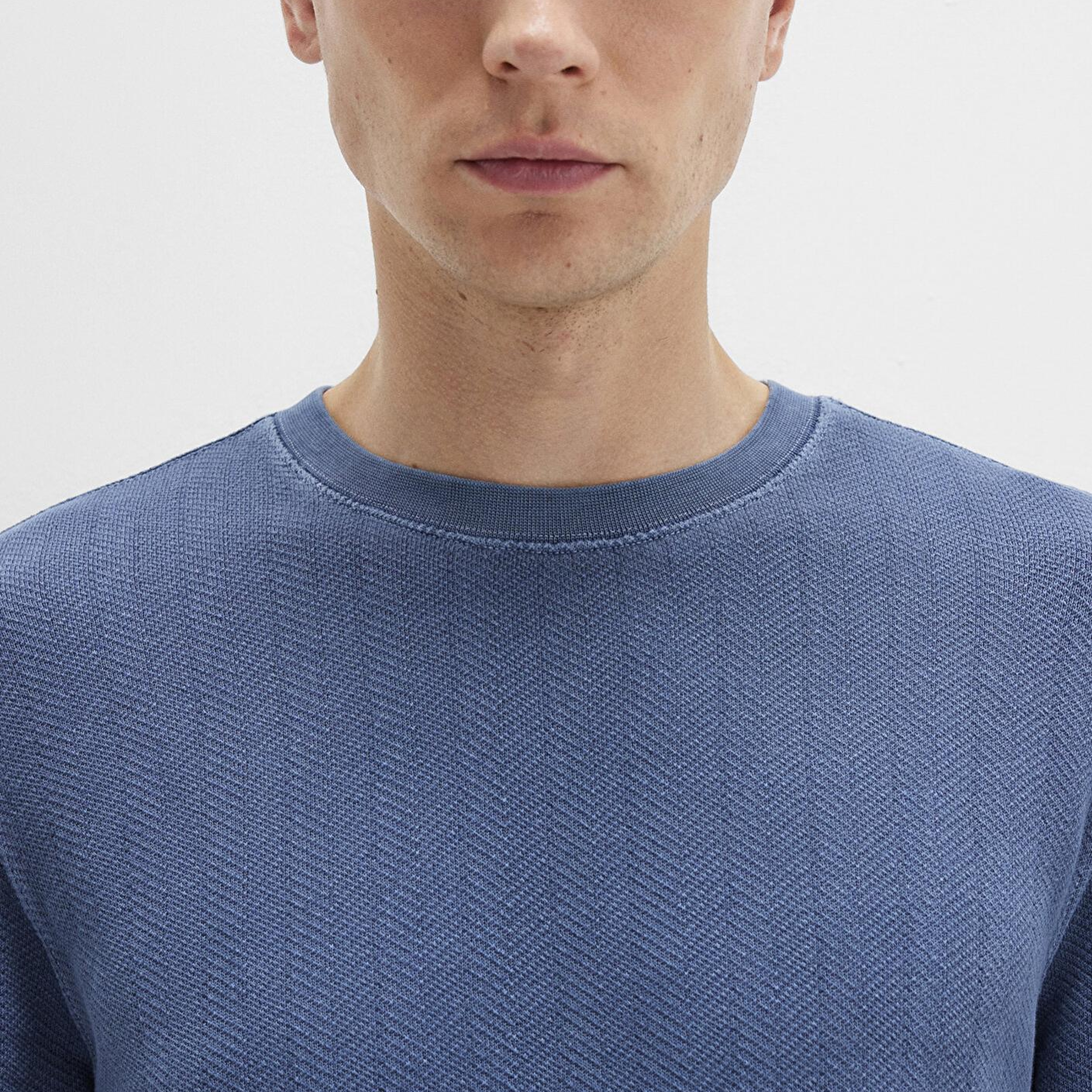 Mavi Bisiklet Yaka Mavi Sweatshirt 0S10369-70497