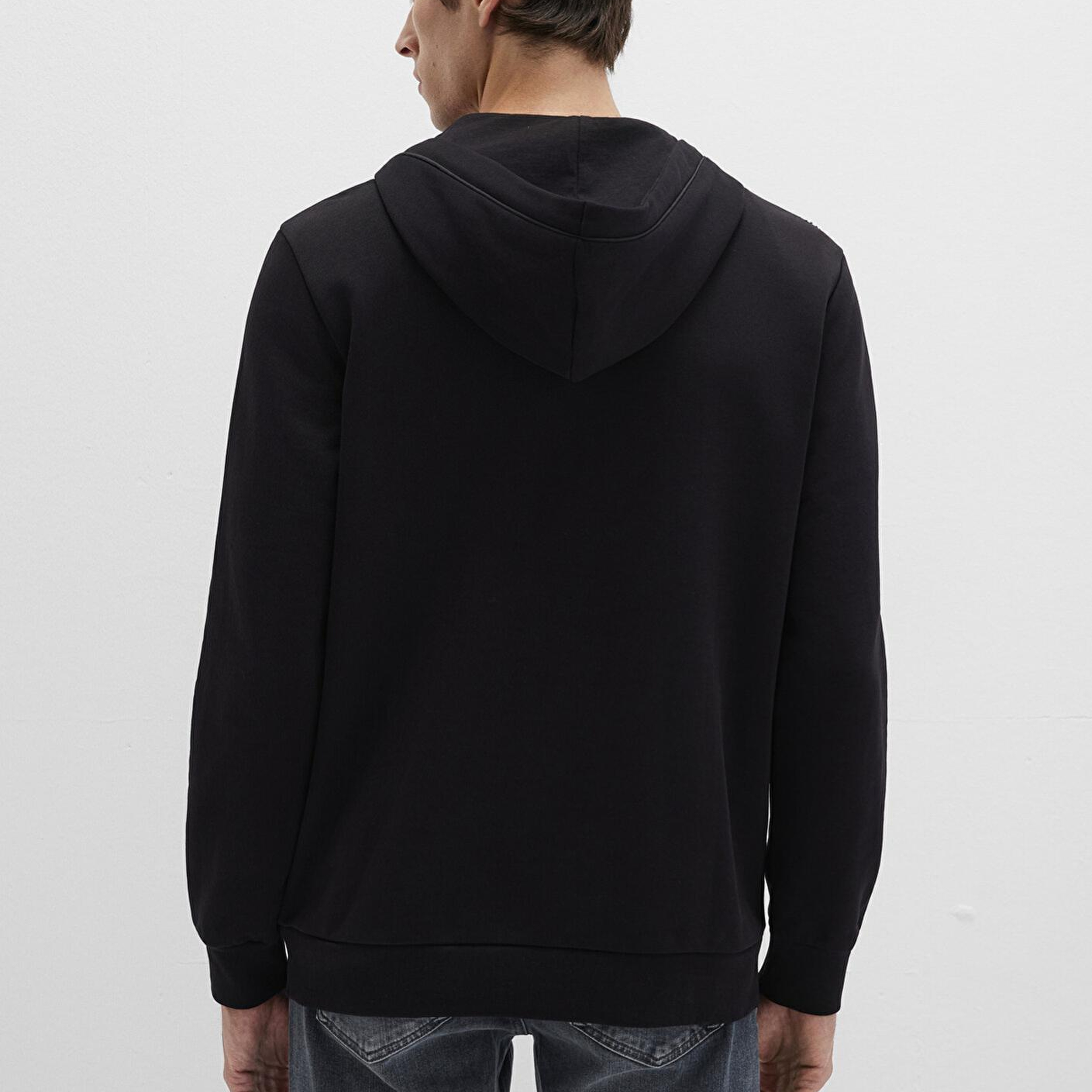 Mavi Mavi Black Kapüşonlu Siyah Sweatshirt 0S10384-900