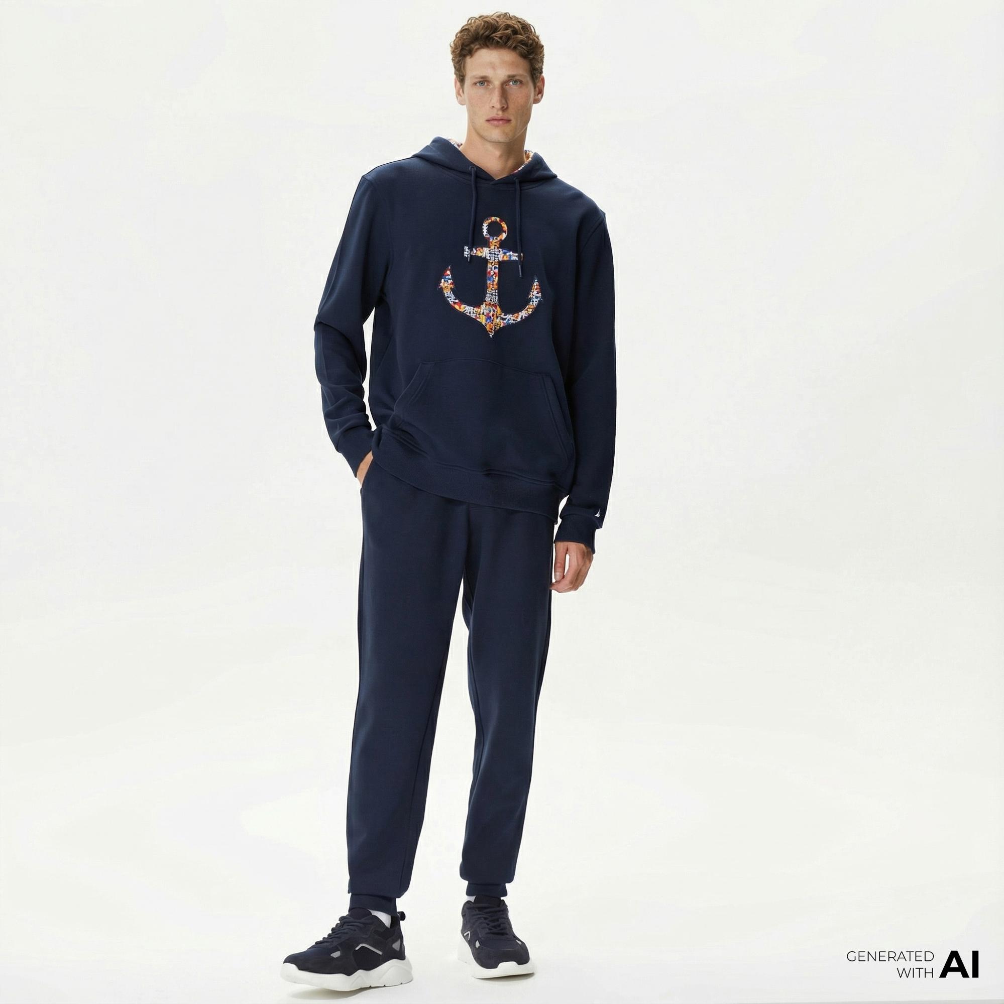 Nautica Erkek Lacivert Standart Fit Eşofman Altı