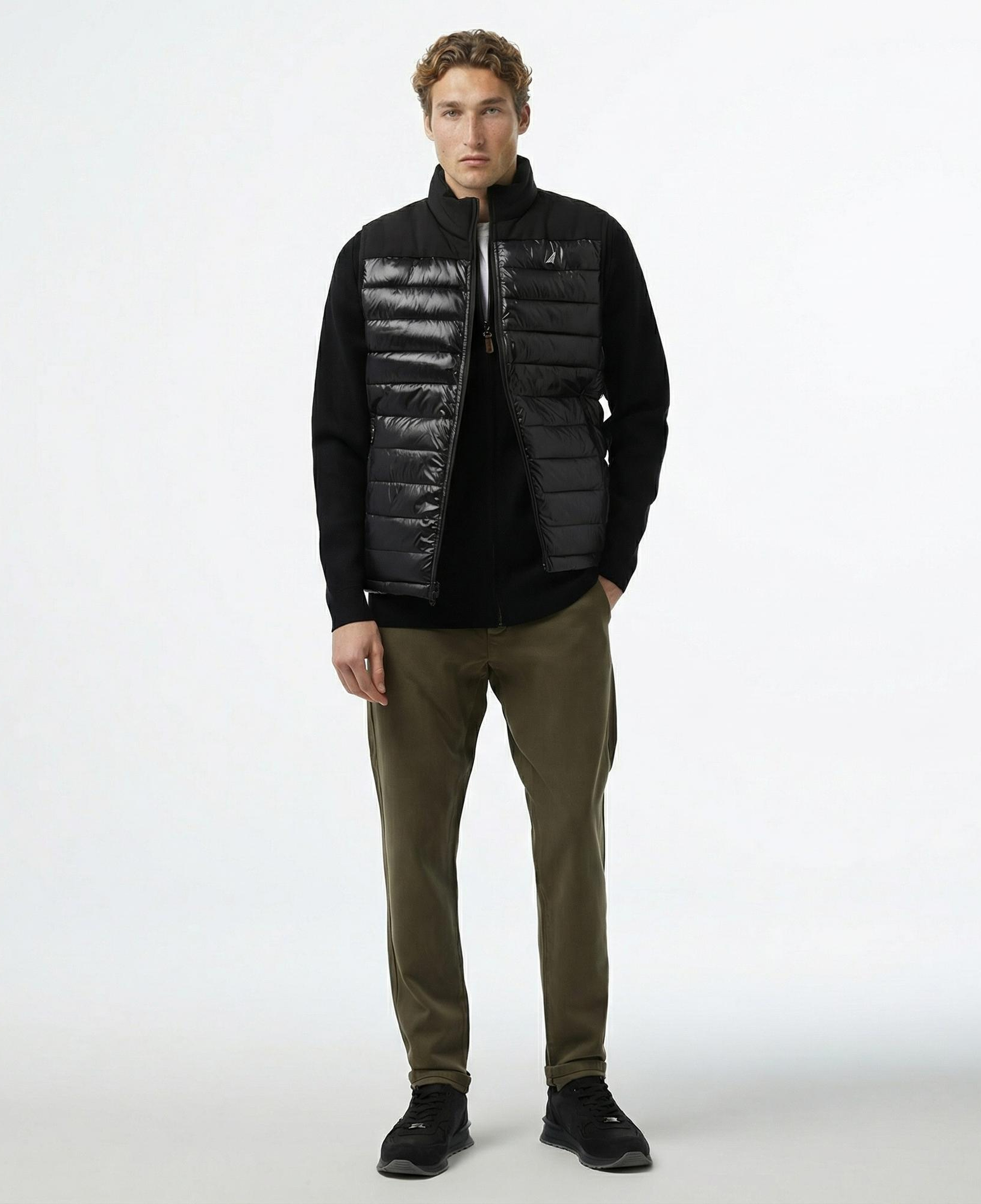 Nautica Erkek Siyah Çift Taraflı Yelek