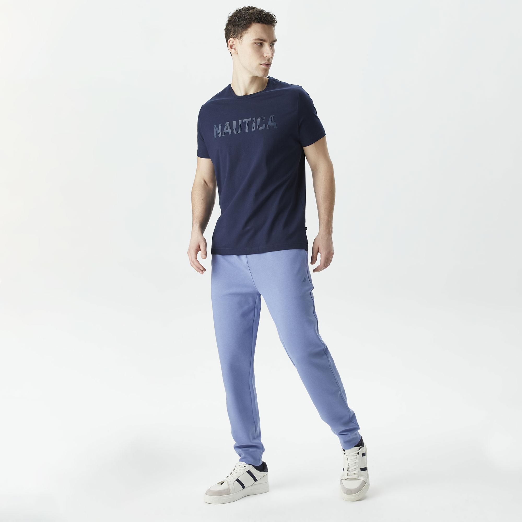 Nautica Erkek Mavi Standart Fit Eşofman Altı