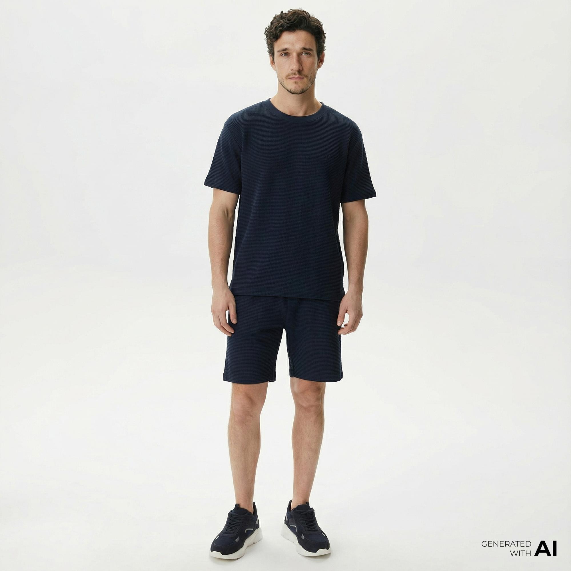 Nautica Erkek Lacivert Standart Fit Şort