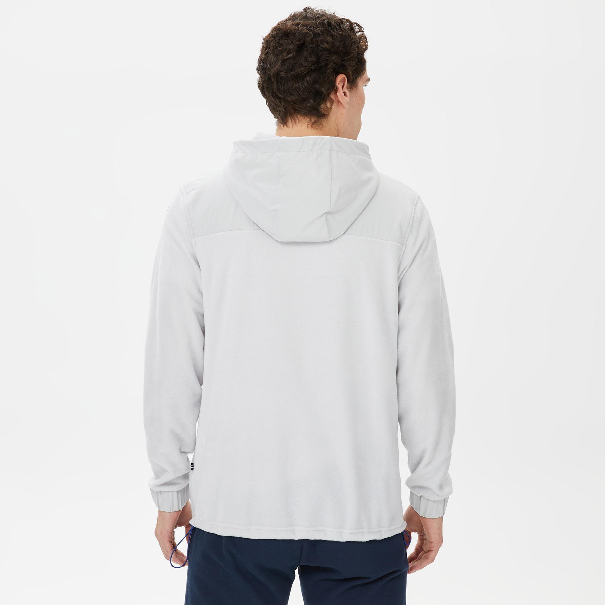 Nautica Erkek Gri Standart Fit Kapüşonlu Sweatshirt