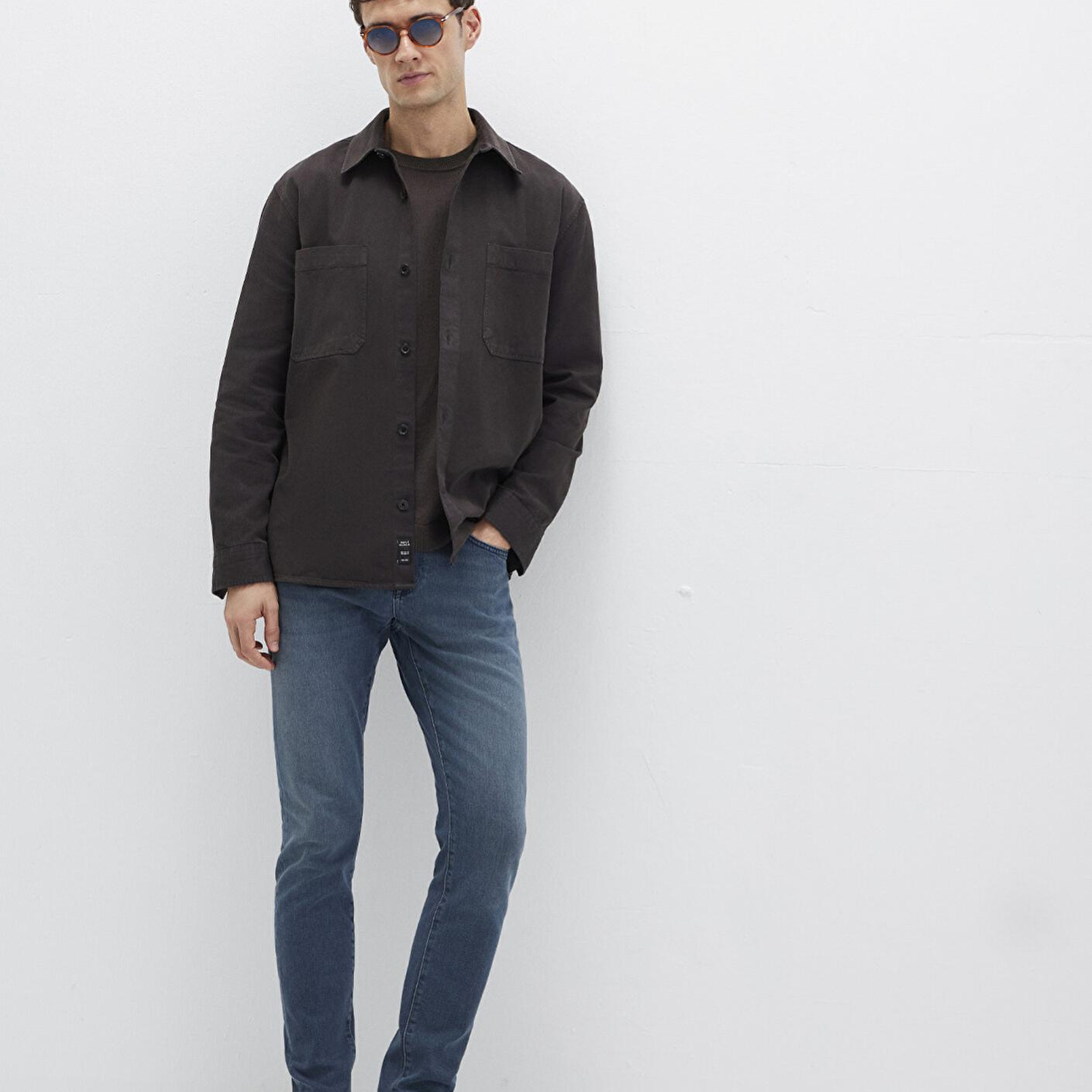 Mavi James Mavi Black Puslu Mürekkep Mavi Jean Pantolon 0042490667