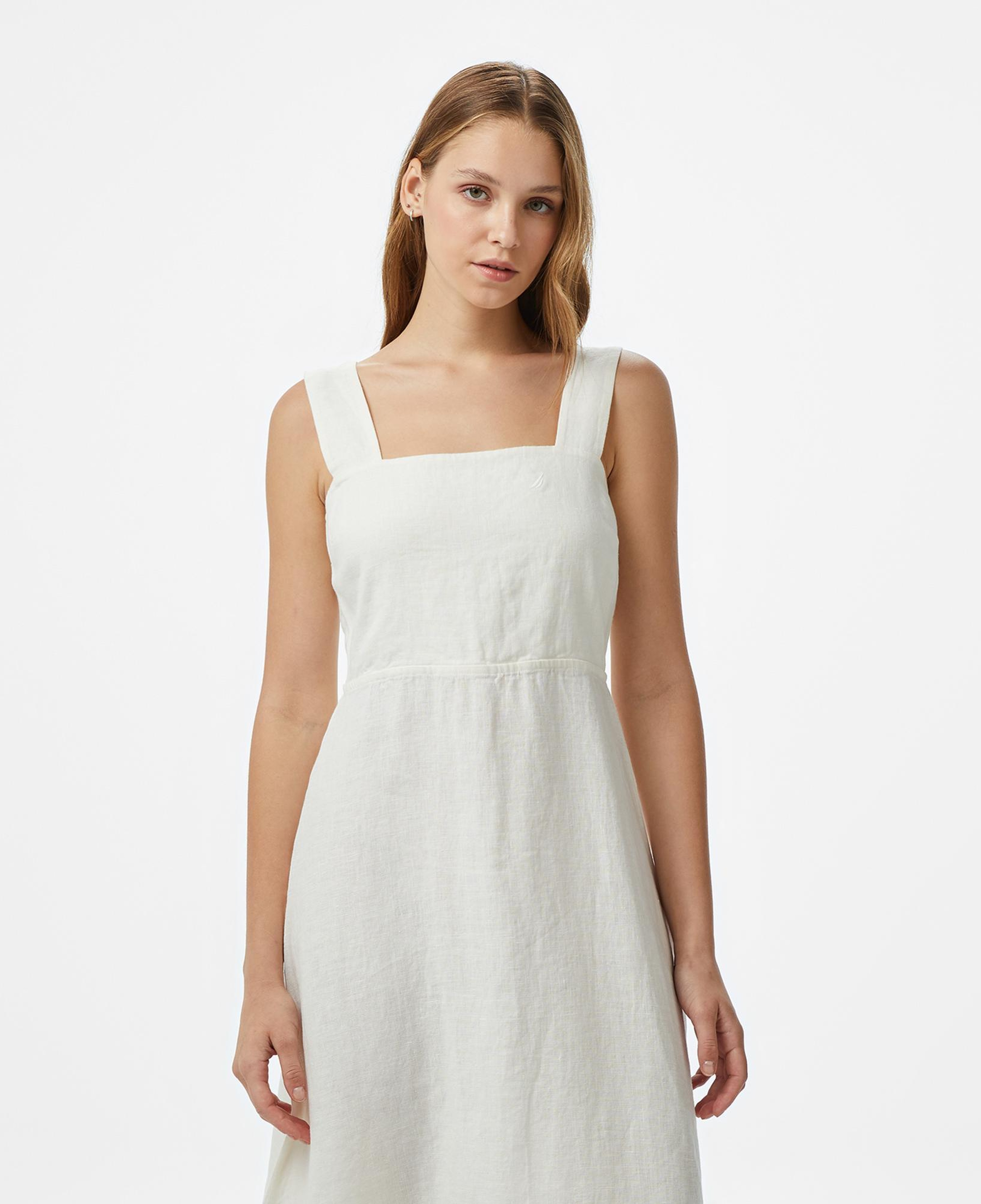 Nautica Kadın Beyaz Regular Fit Elbise