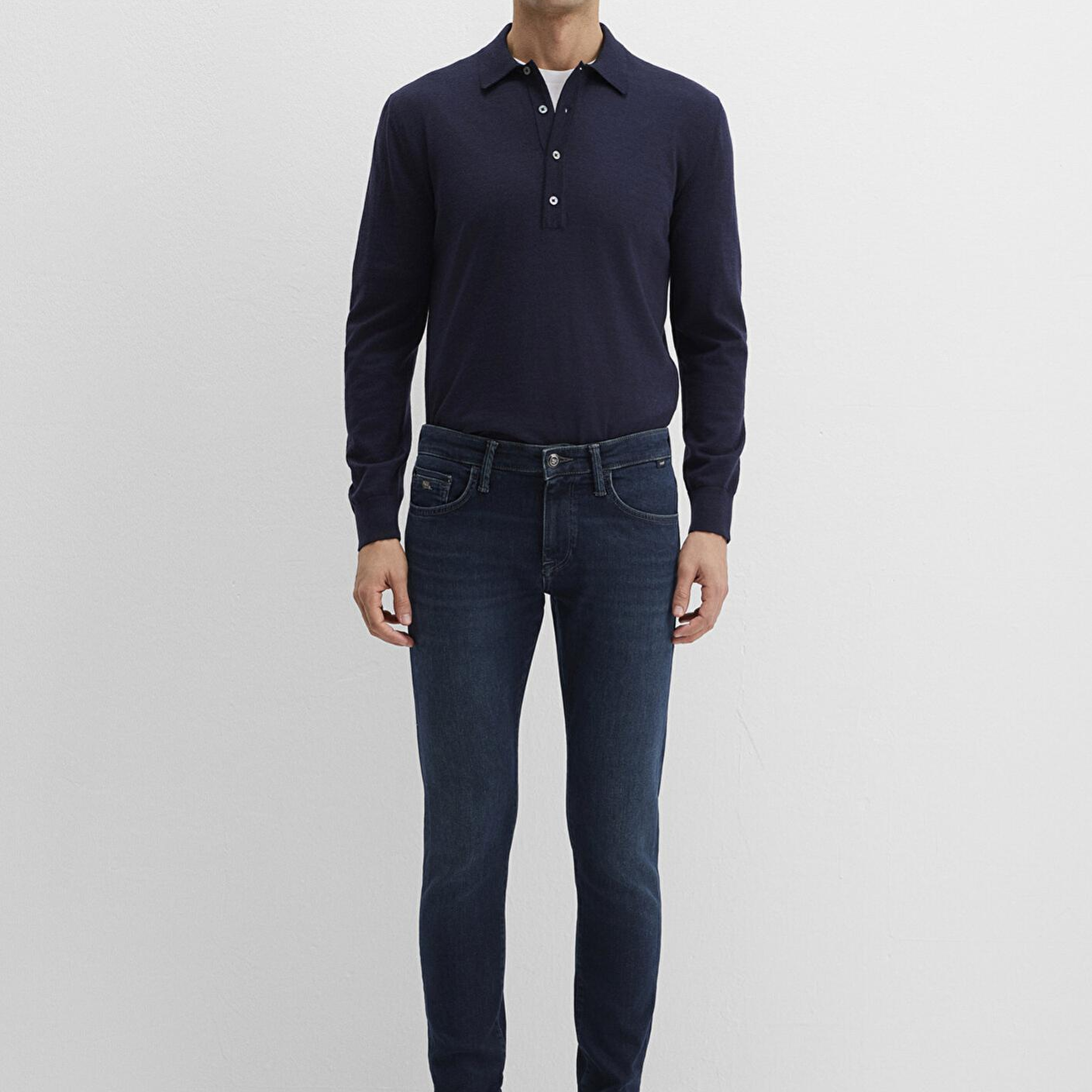 Mavi James Lux Black Puslu Koyu Mavi Jean Pantolon 0042490825