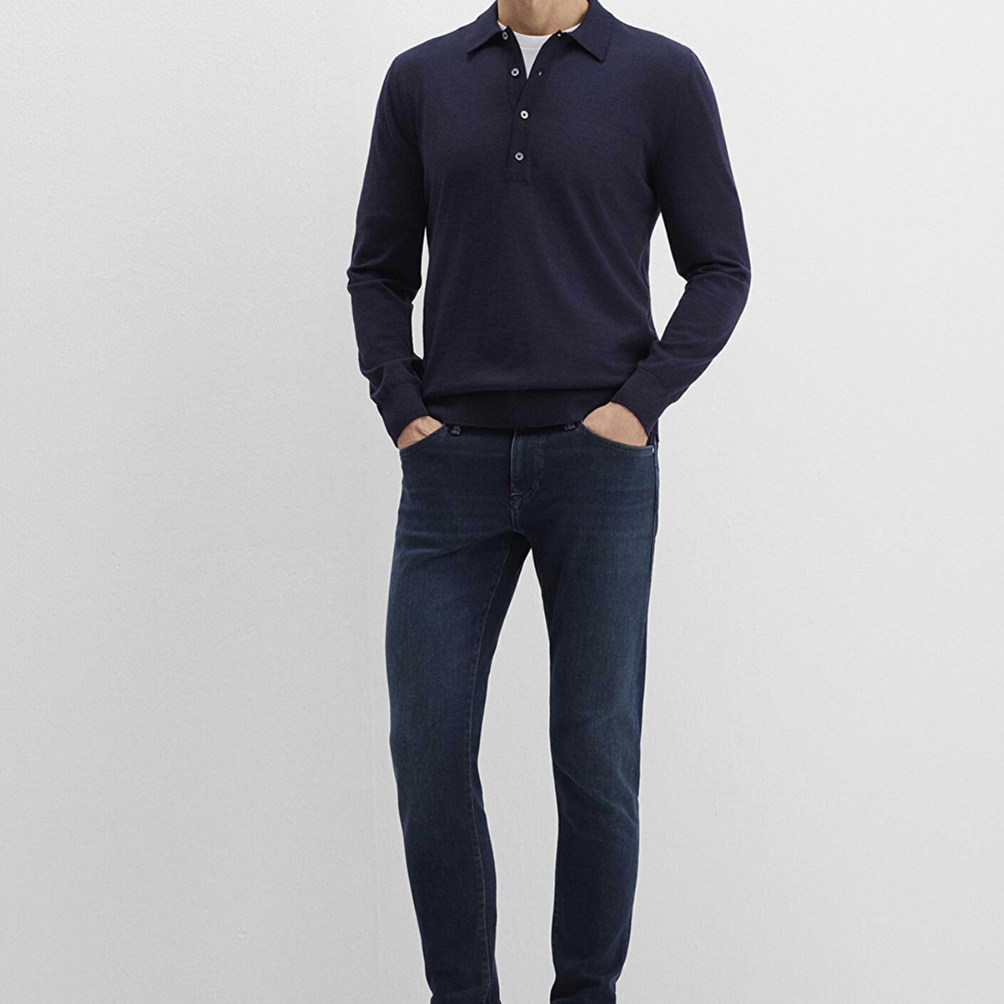 Mavi James Lux Black Puslu Koyu Mavi Jean Pantolon 0042490825