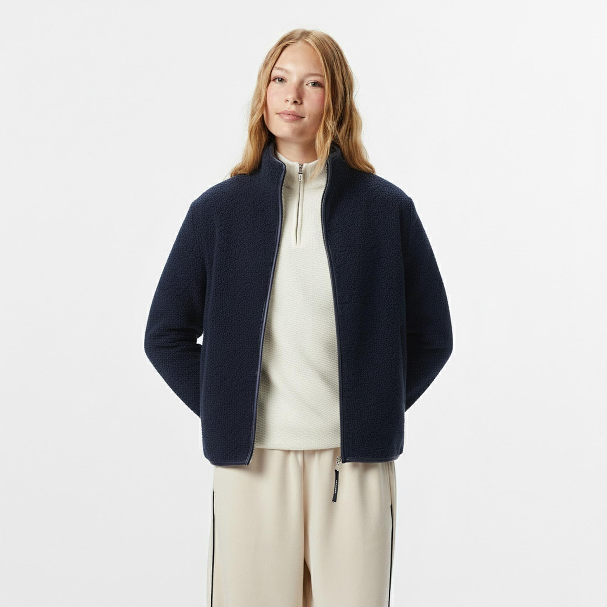 Nautica Kadın Lacivert Oversize Sweatshirt