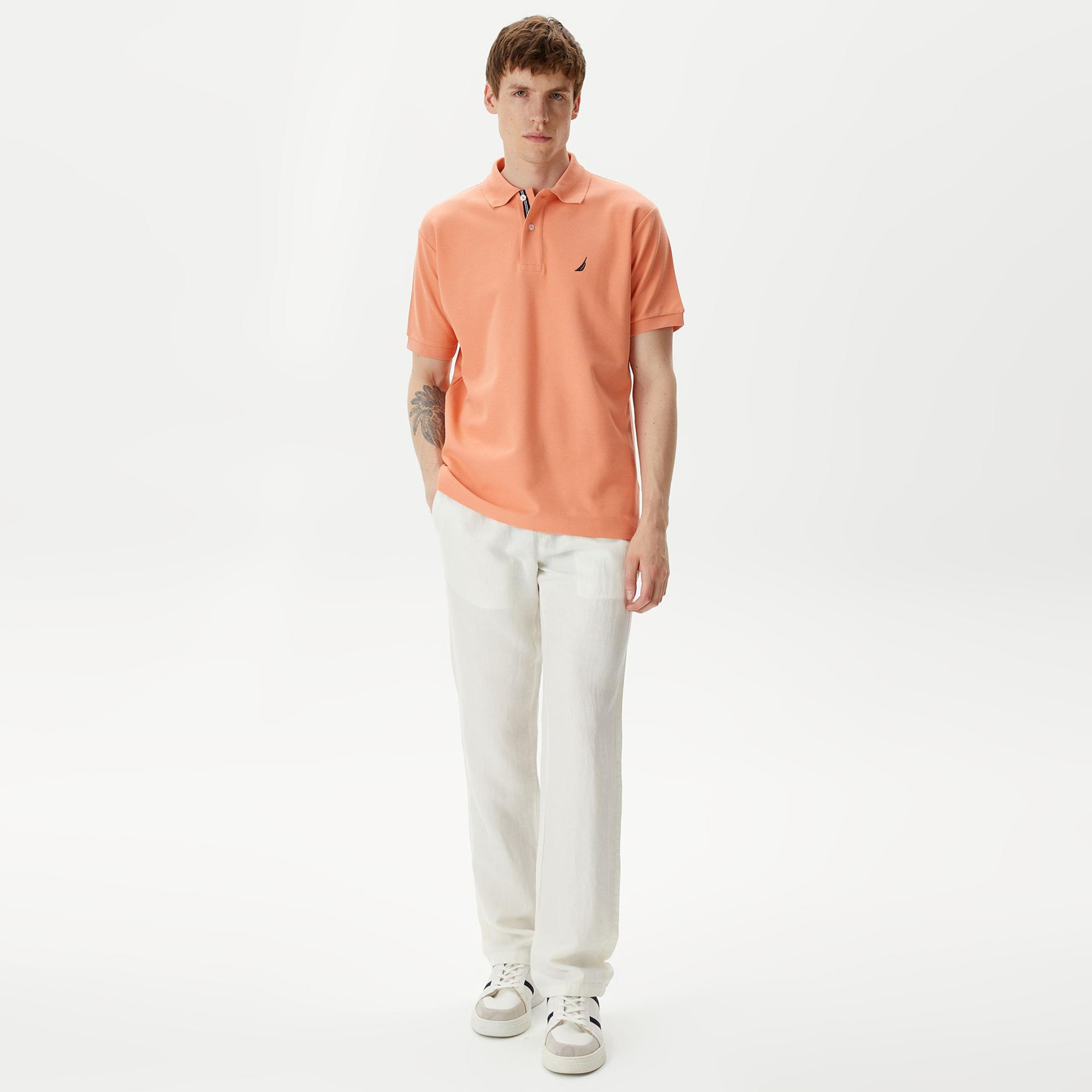 Nautica Erkek Beyaz Classic Fit Pantolon