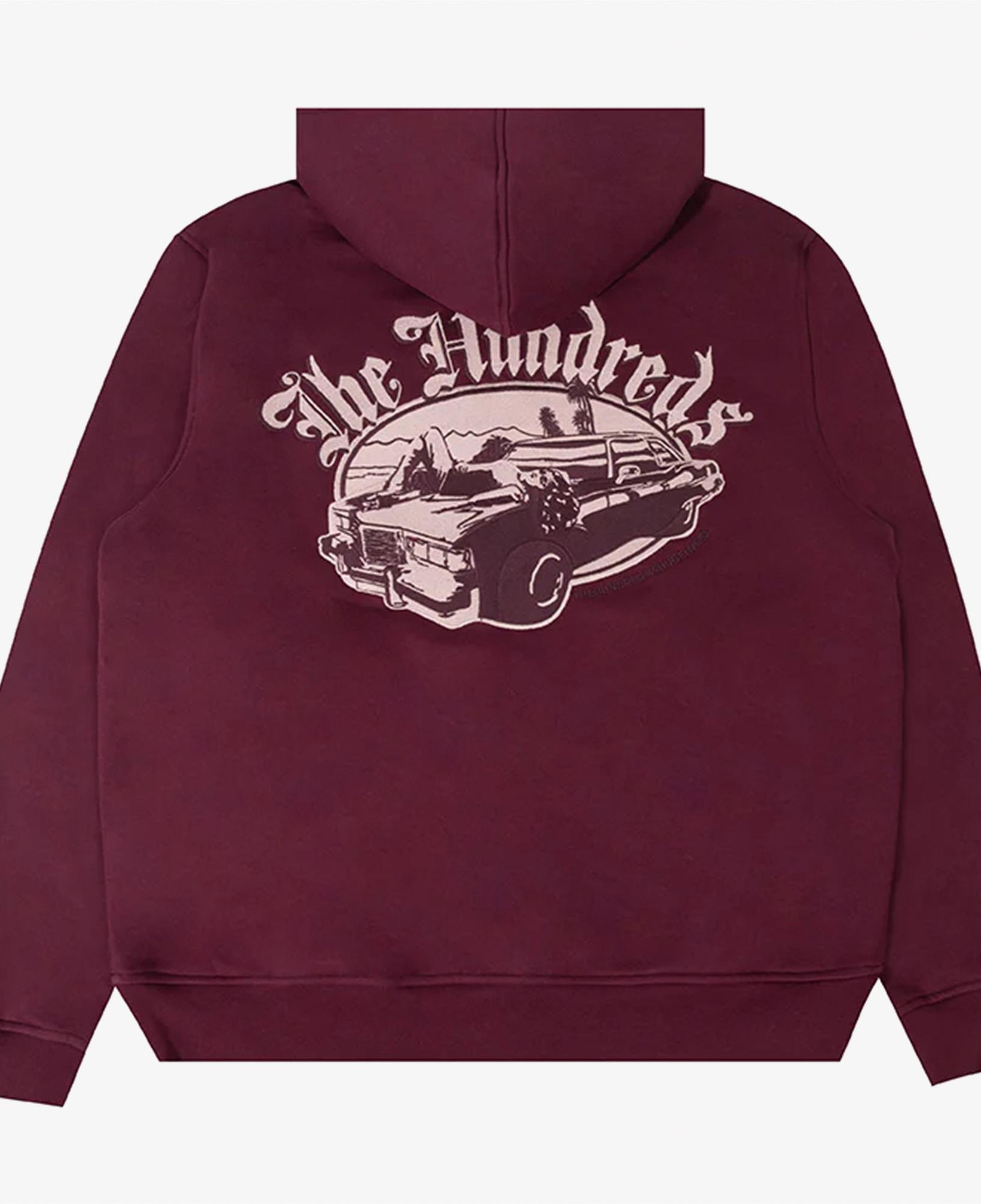 The Hundreds Vibes Pullover Erkek Mor Hoodie