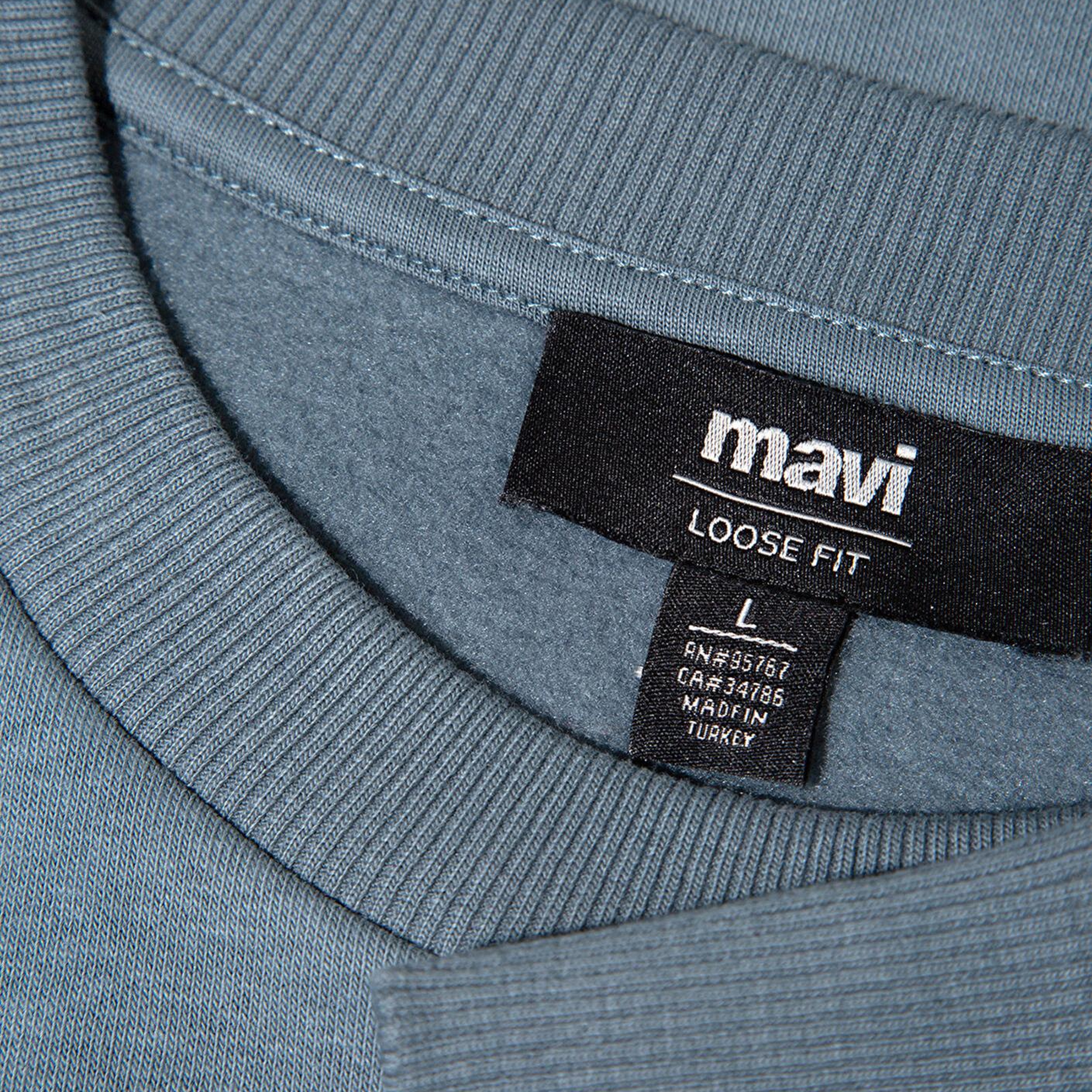 Mavi Bisiklet Yaka Mavi Basic Sweatshirt 0S10276-80889