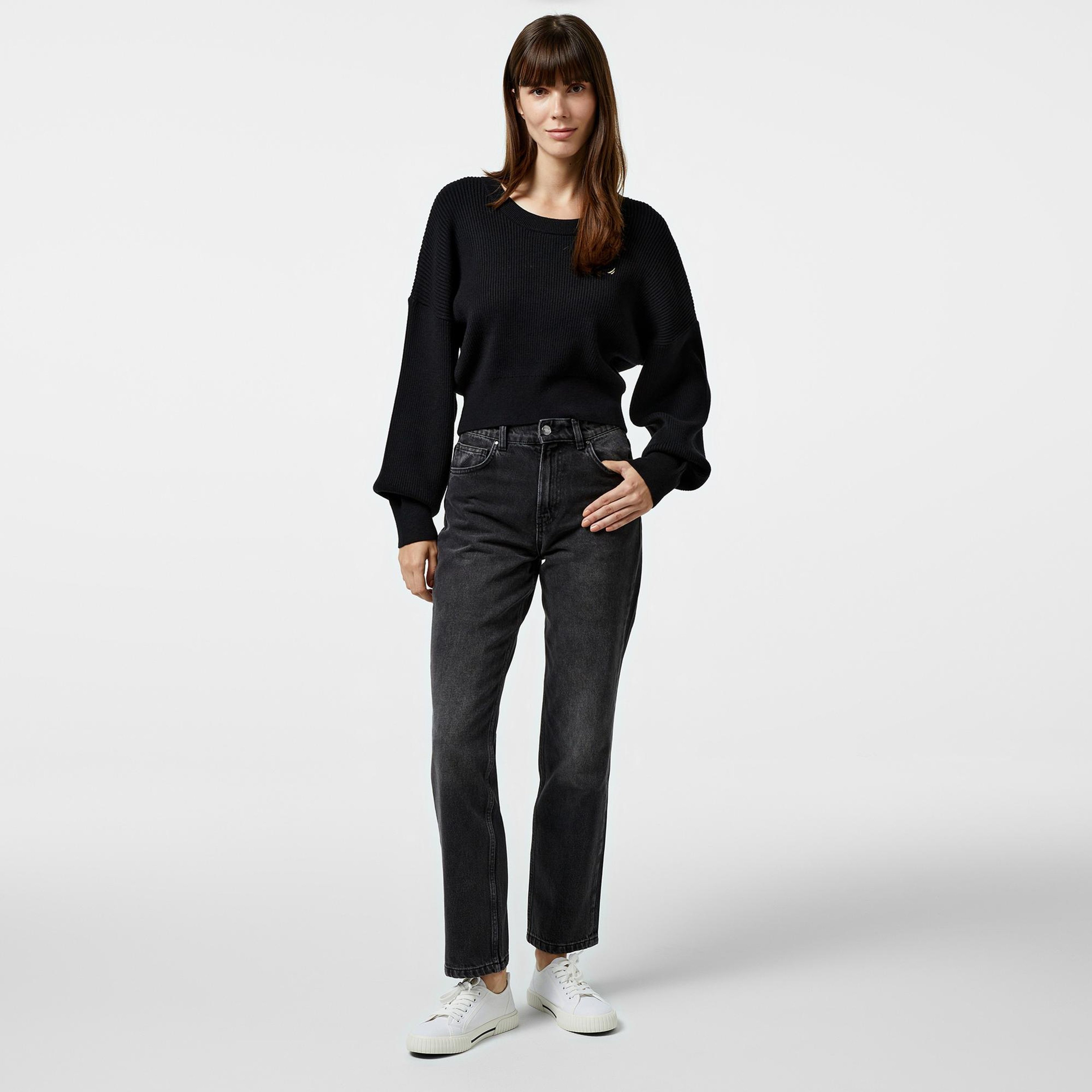 Nautica Kadın Siyah Jean Pantolon