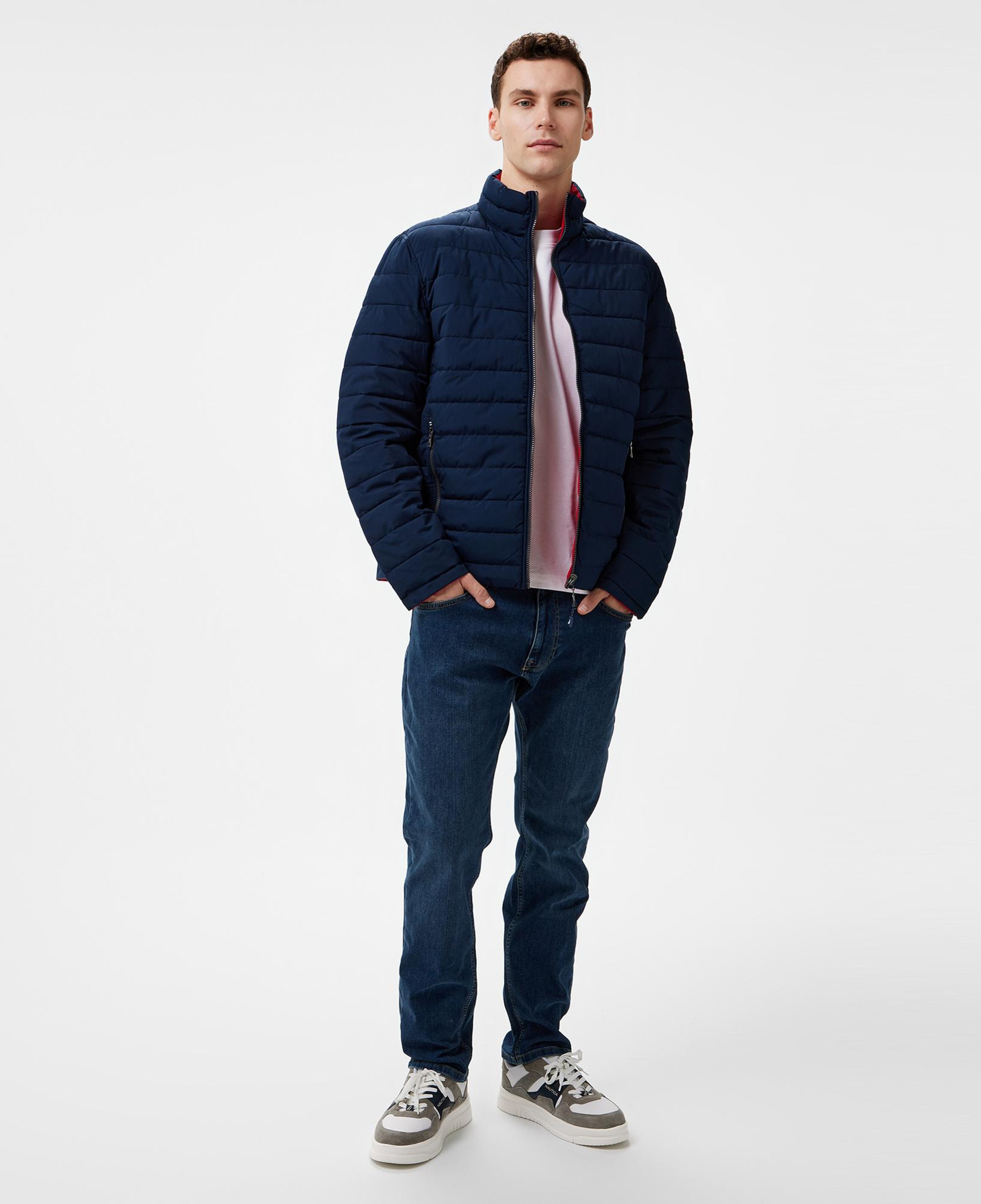 Nautica Erkek Lacivert Çift Taraflı Mont