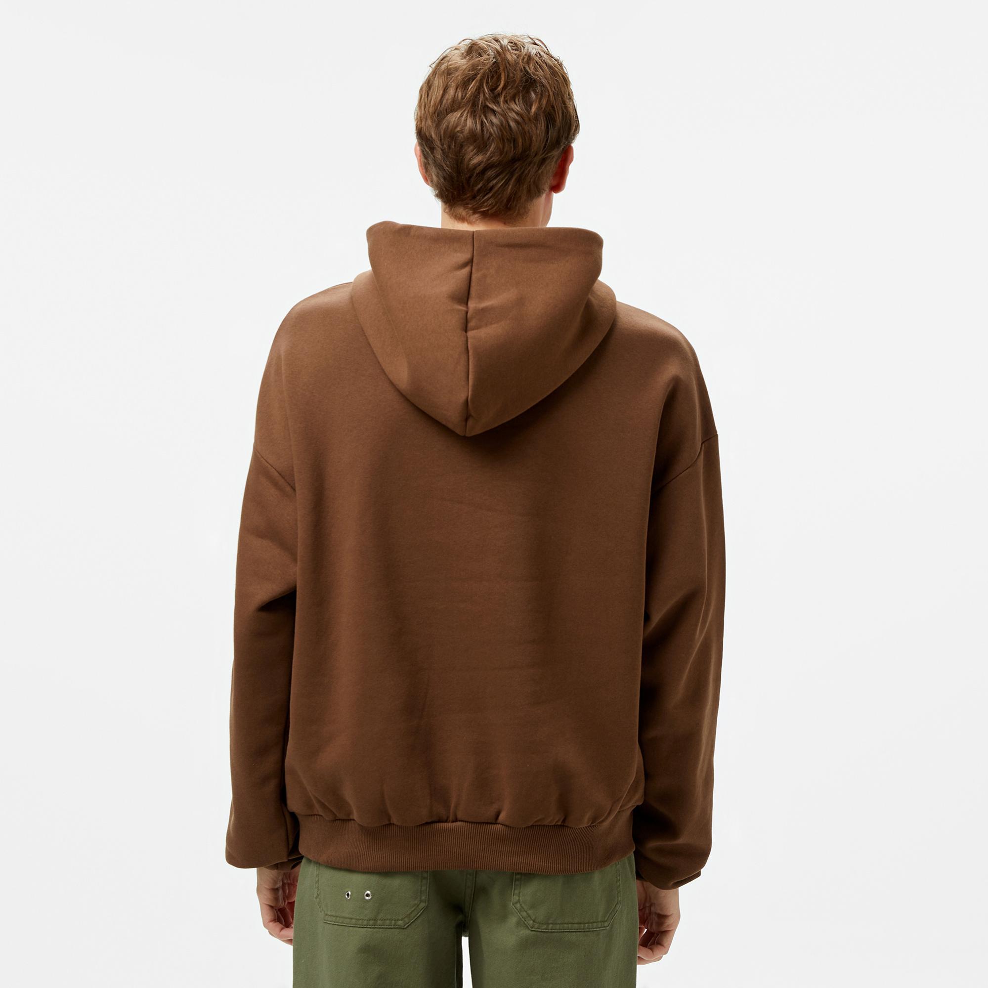 Karl Kani Kani Street Academy Os Erkek Kahverengi Hoodie