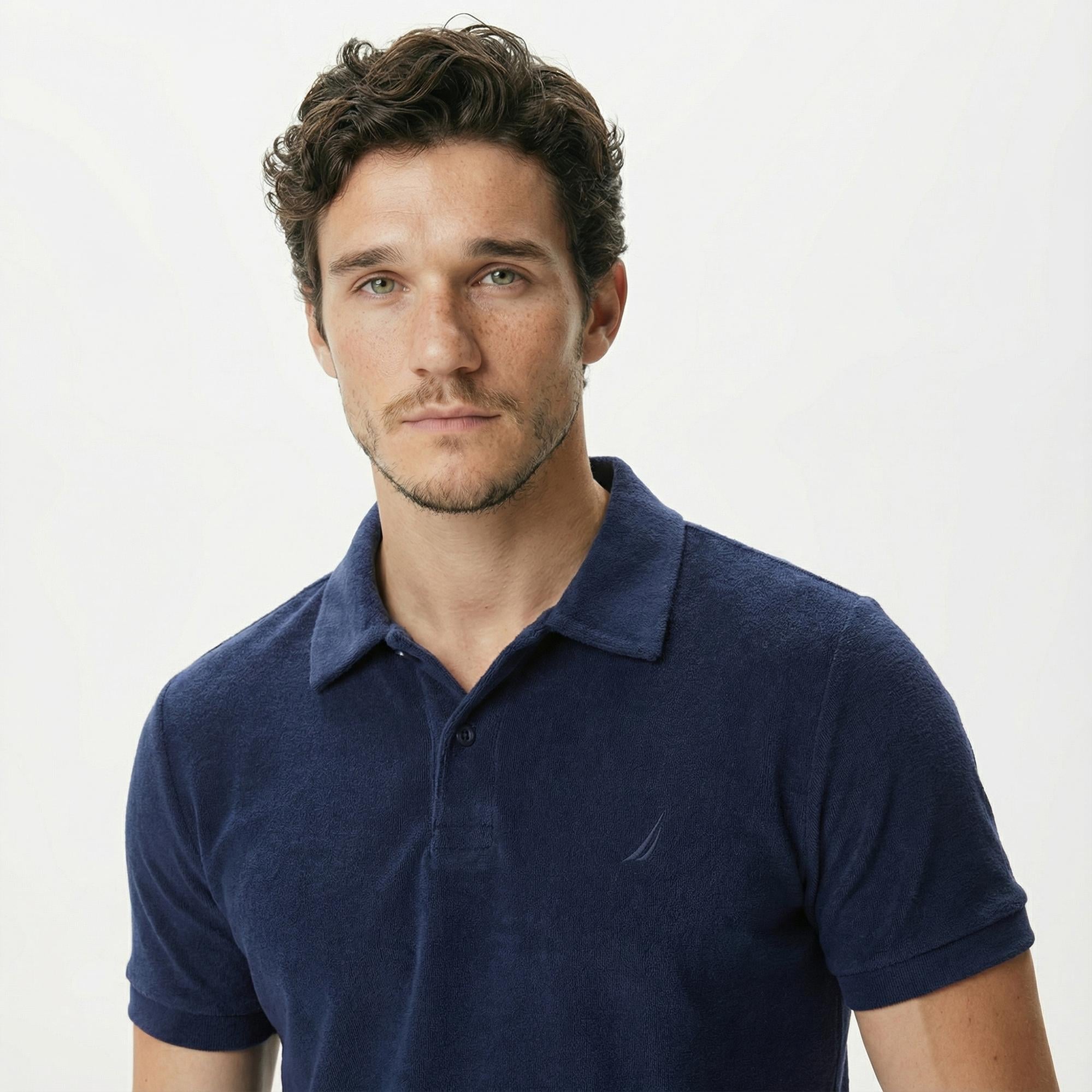 Nautica Erkek Lacivert Classic Fit Kısa Kollu Polo Yaka T-Shirt