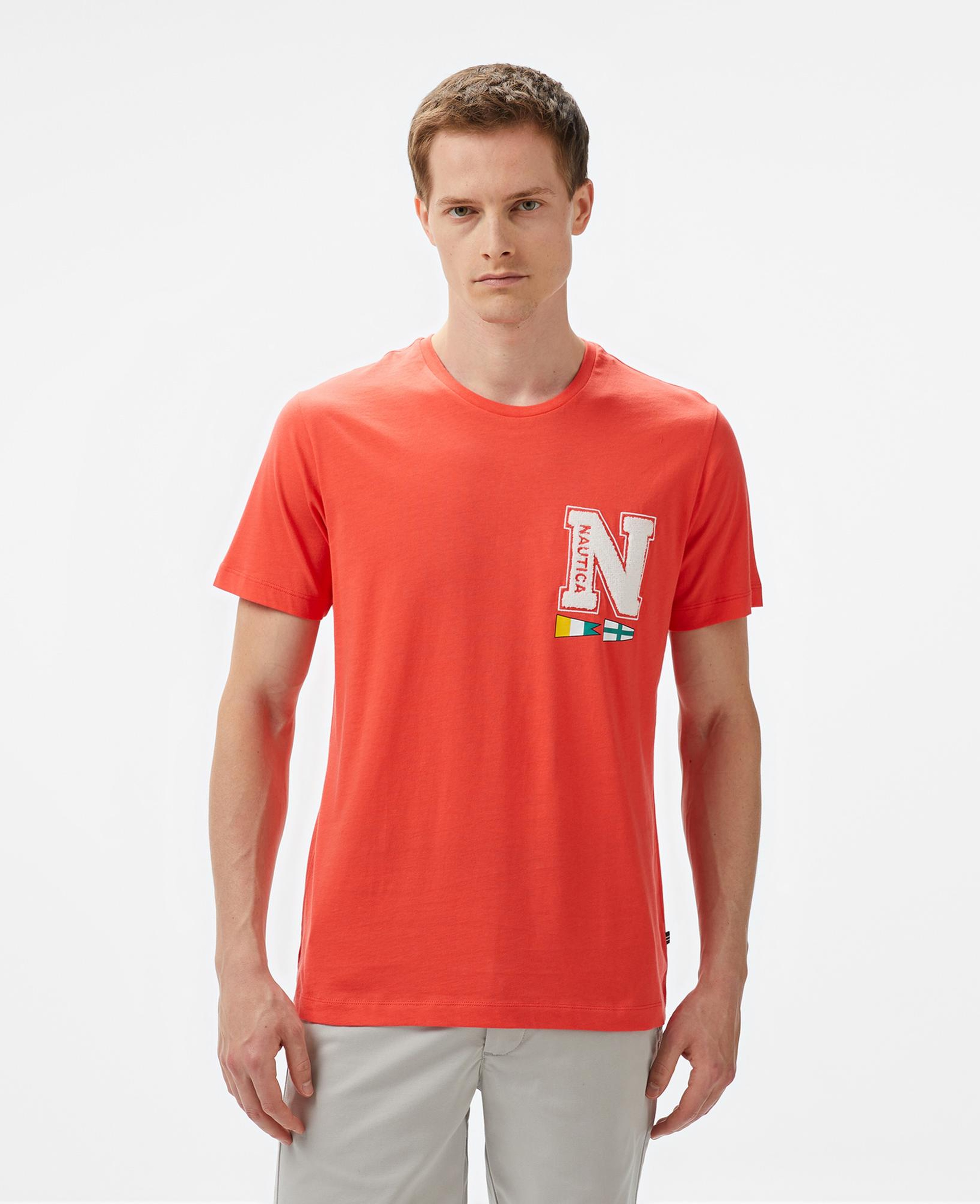 Nautica Erkek Kırmızı Regular Fit T-Shirt