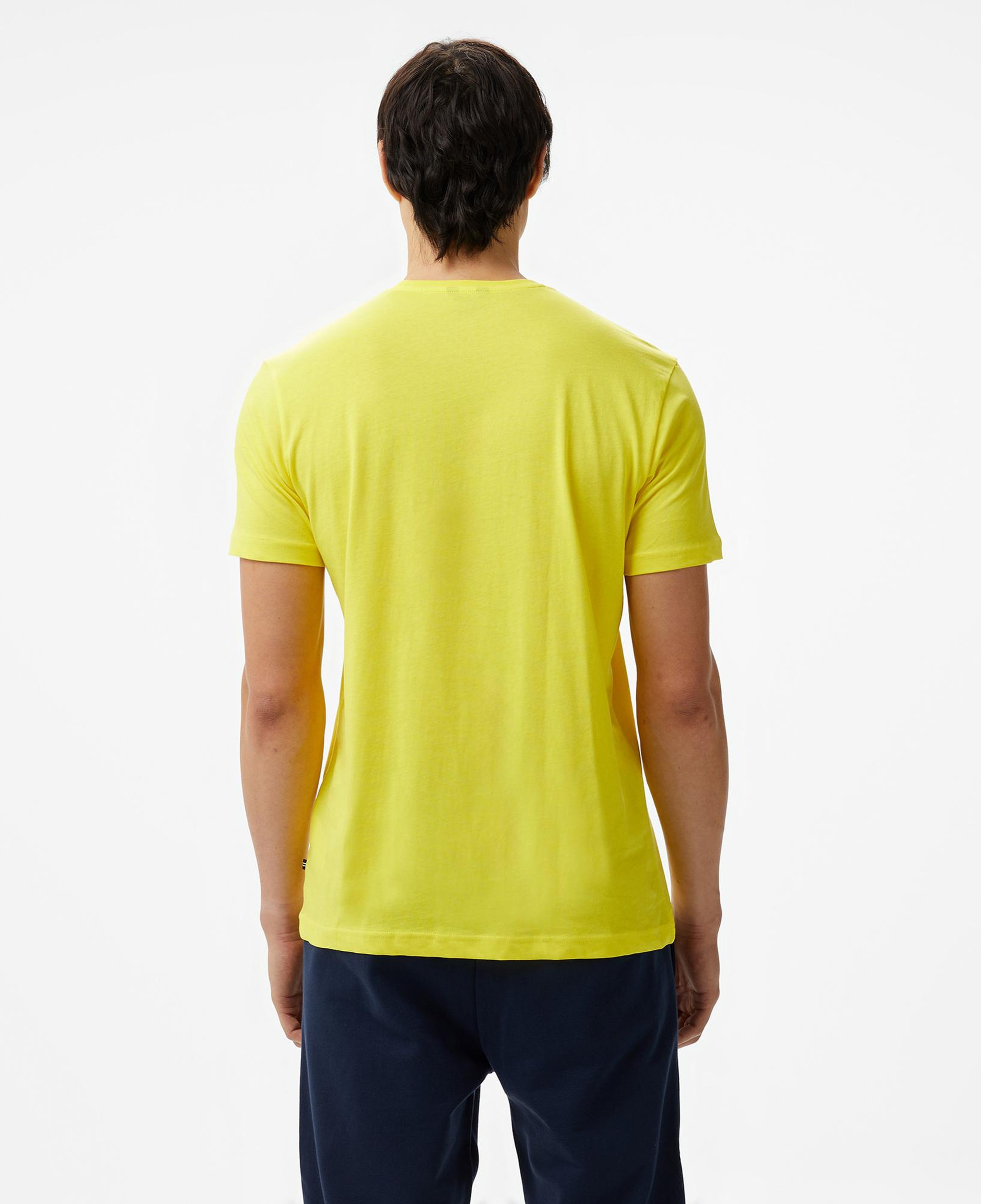 Nautica Erkek Sarı Standart Fit T-Shirt