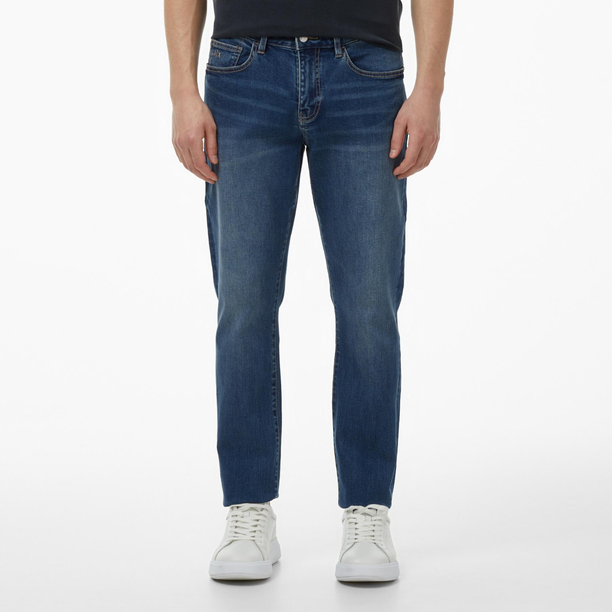 Armani Exchange Erkek Lacivert Jean