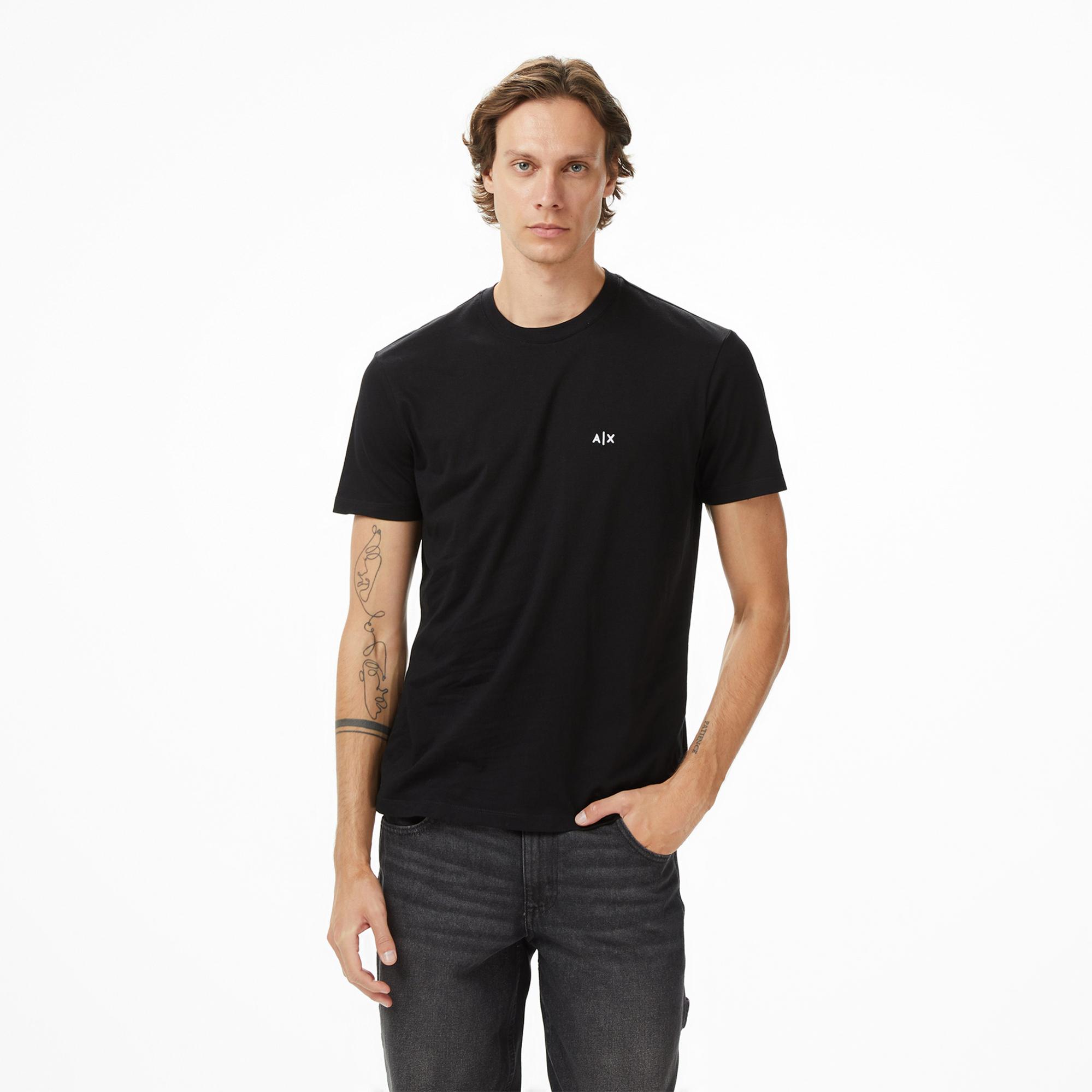 Armani Exchange Erkek Siyah T-Shirt
