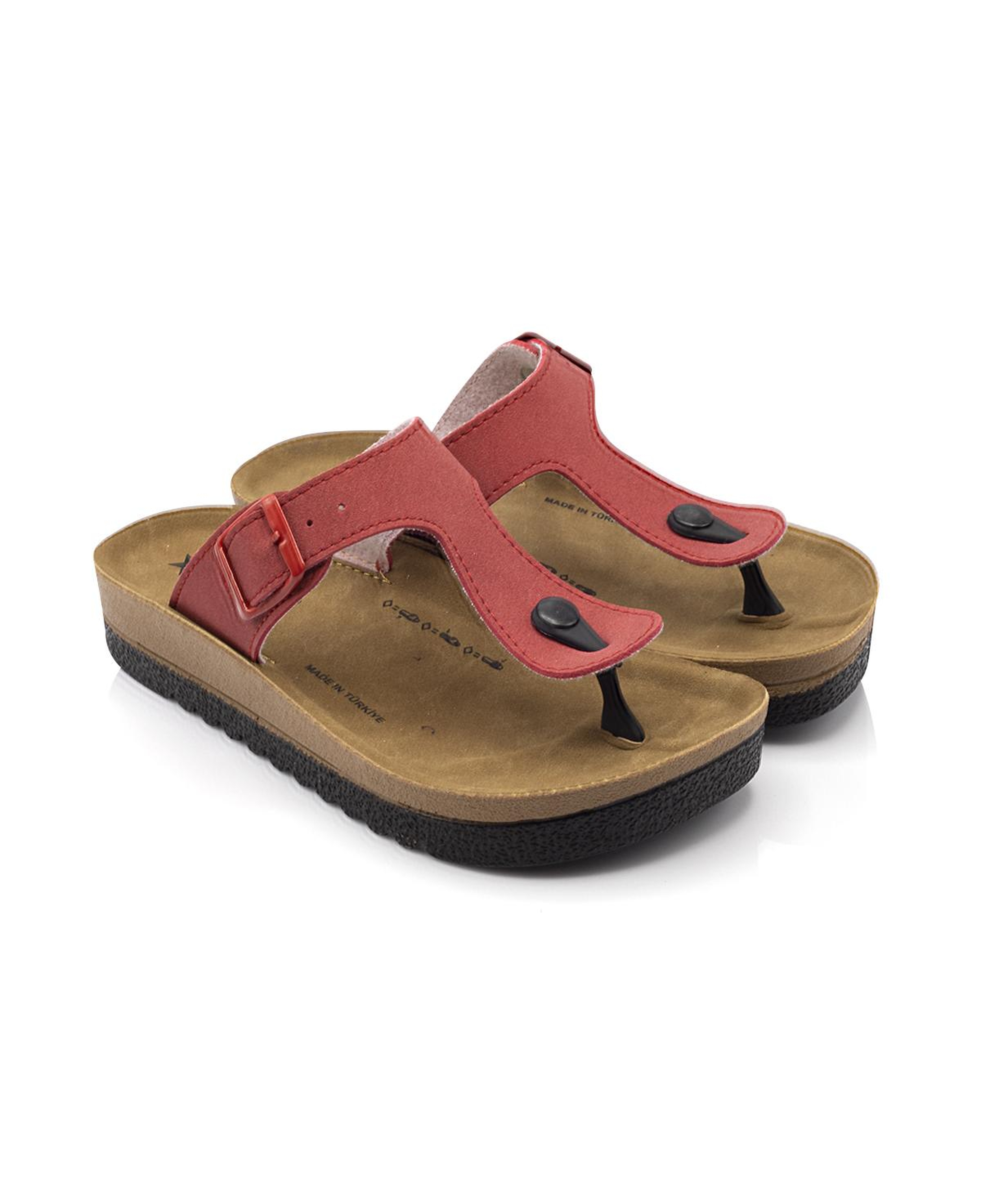 Aris Çocuk Parmak Arası Terlik Kırmızı 30/35