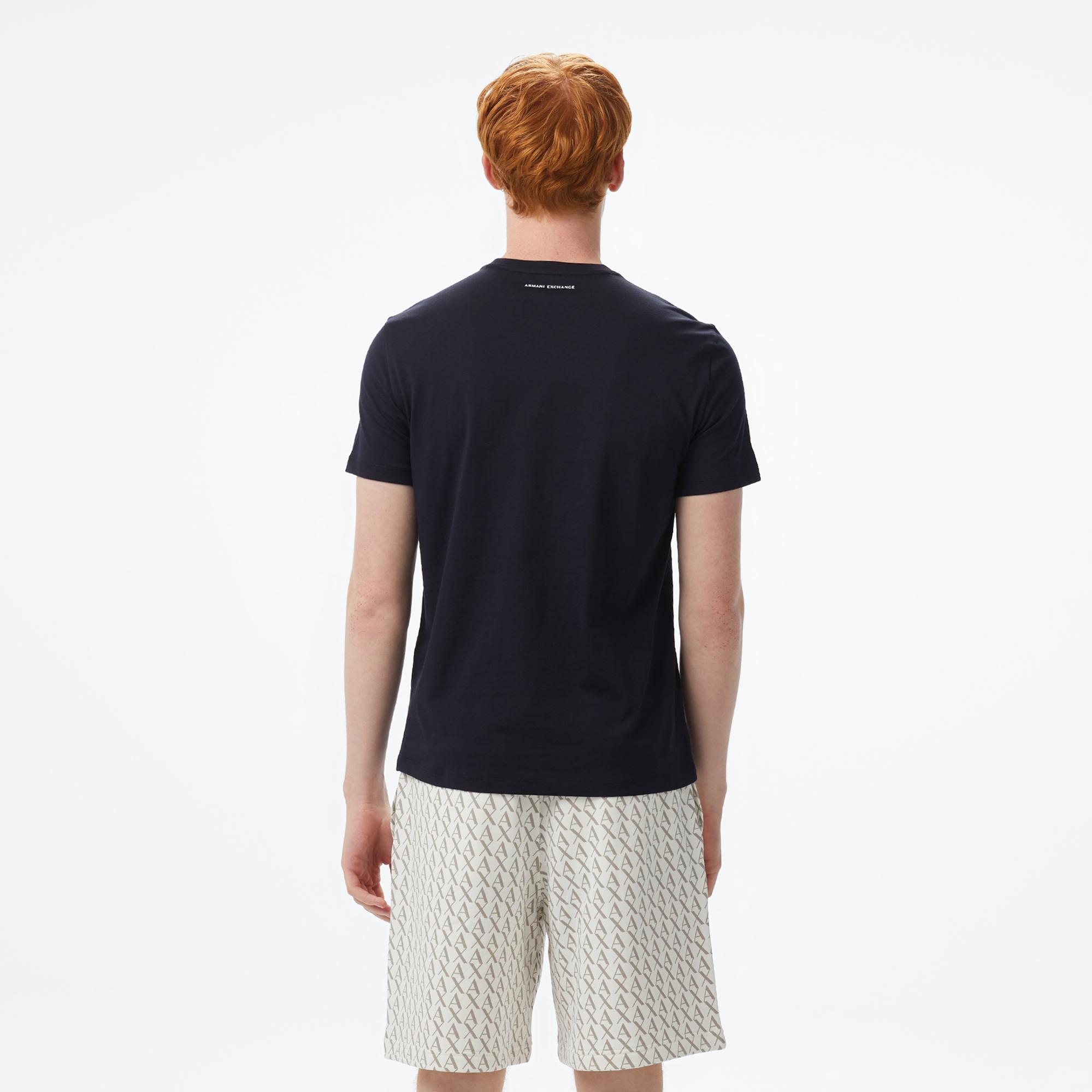 Armani Exchange Erkek Lacivert T-Shirt