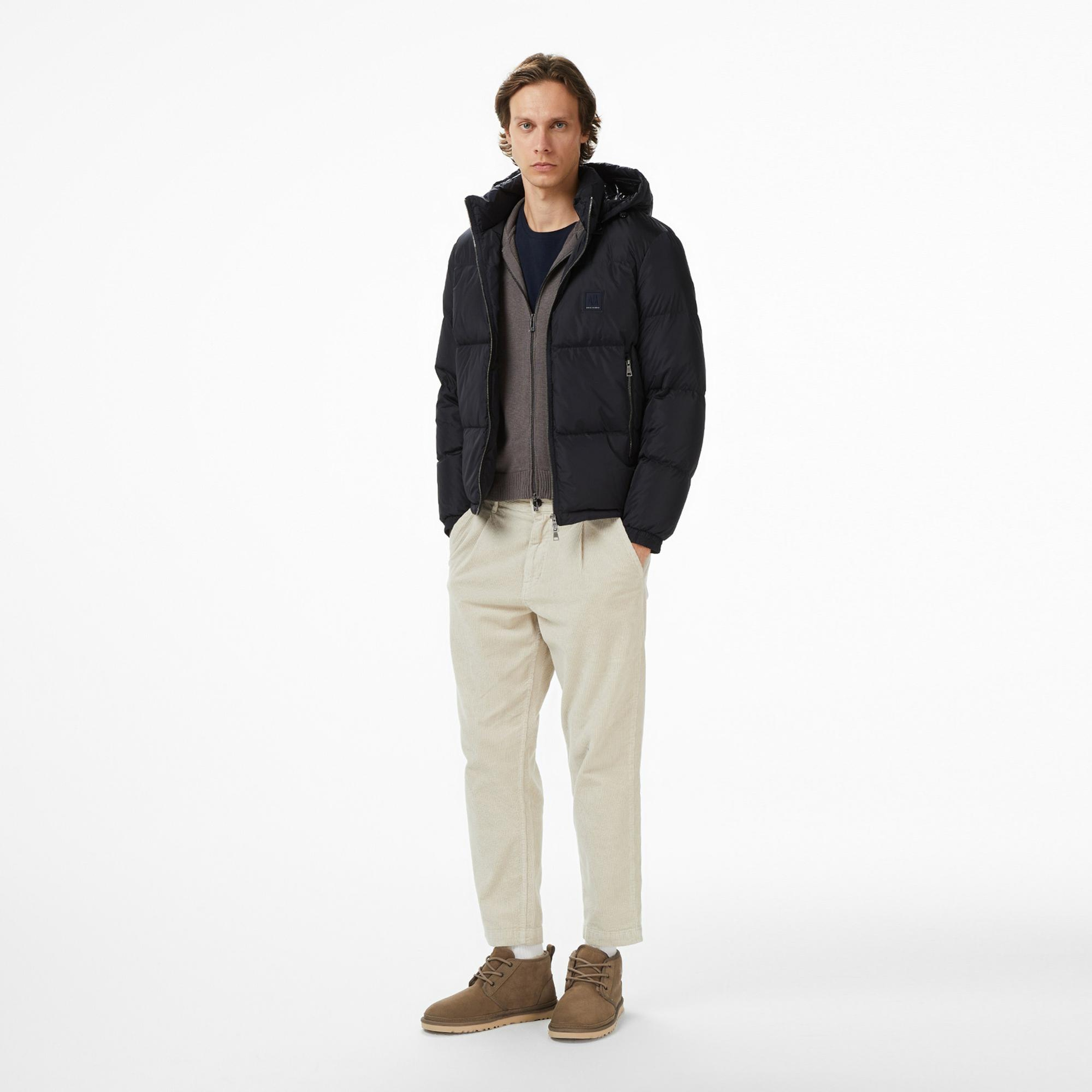 Armani Exchange Erkek Lacivert Mont