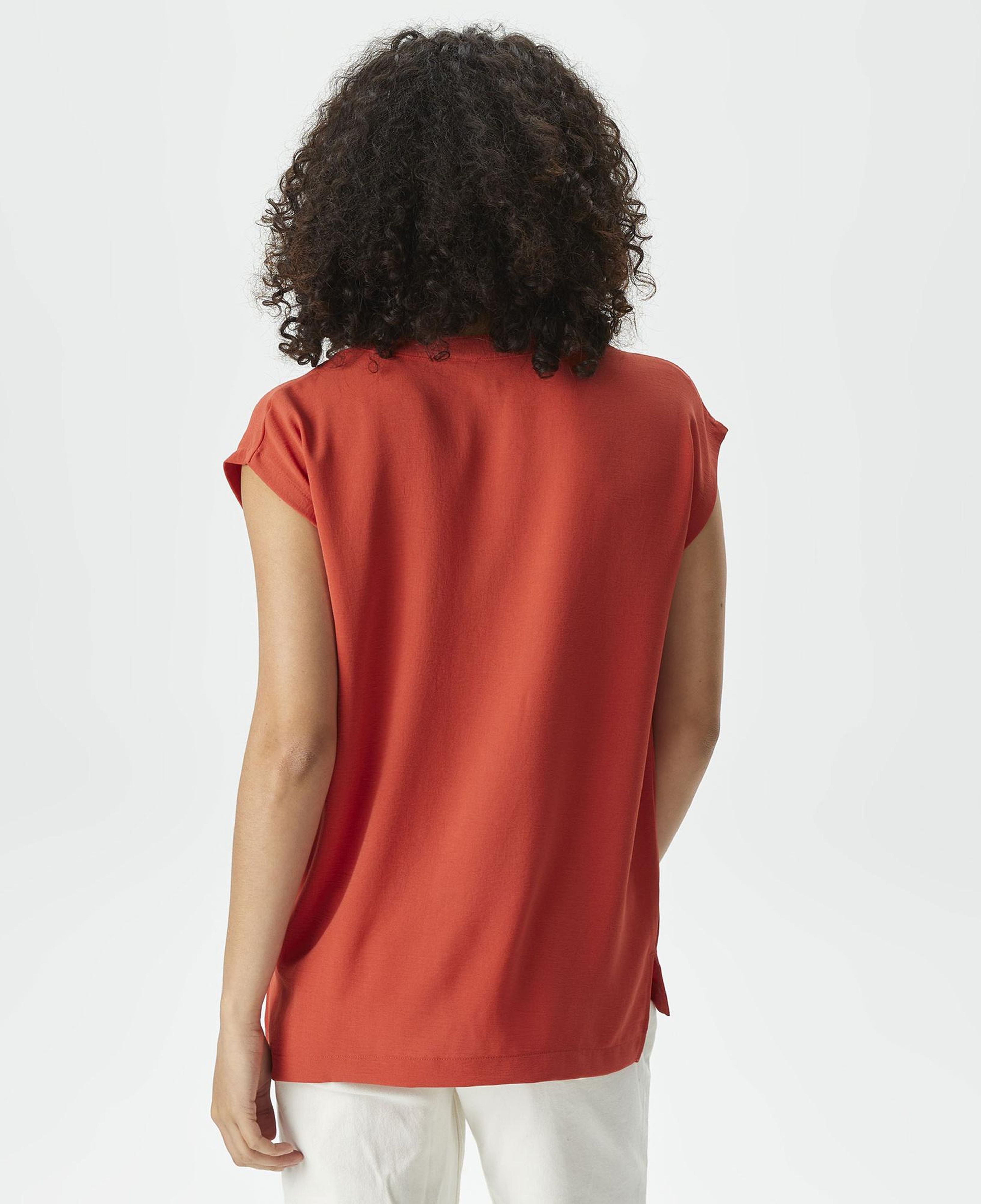 Nautica Kadın Kırmızı Relaxed Fit Bluz