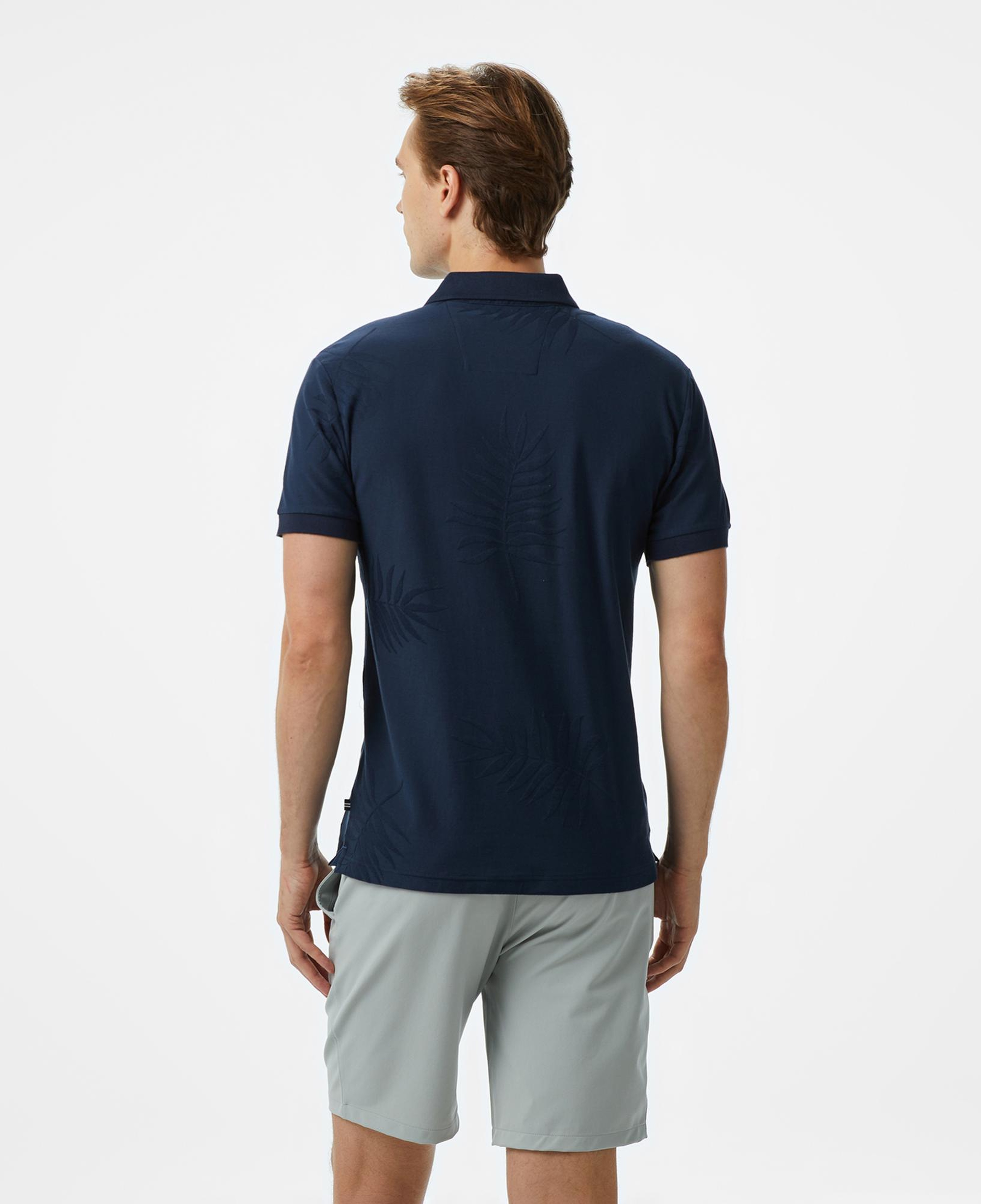 Nautica Erkek Lacivert Classic Fit Desenli Polo