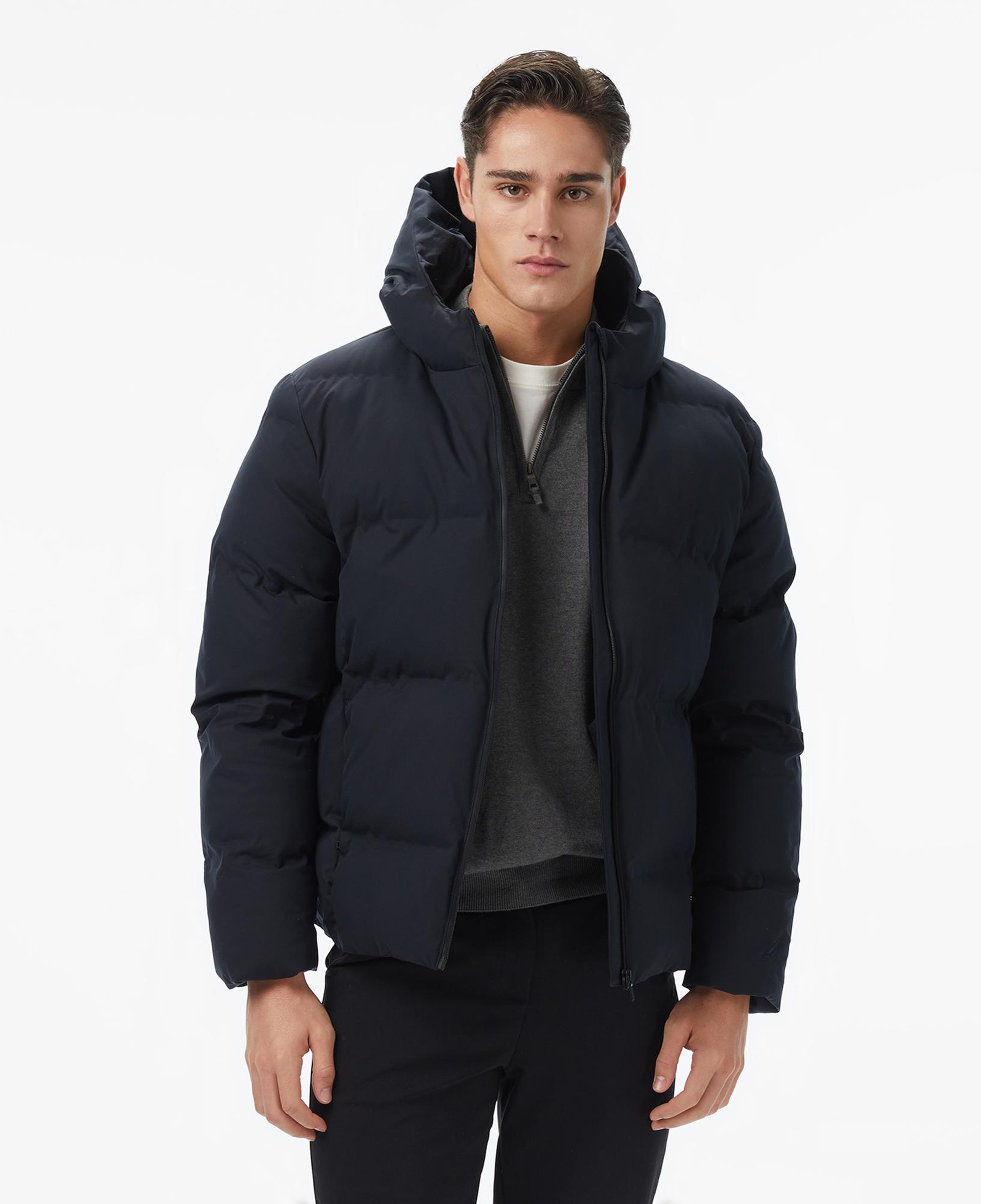 Nautica Erkek Siyah Regular Fit Mont