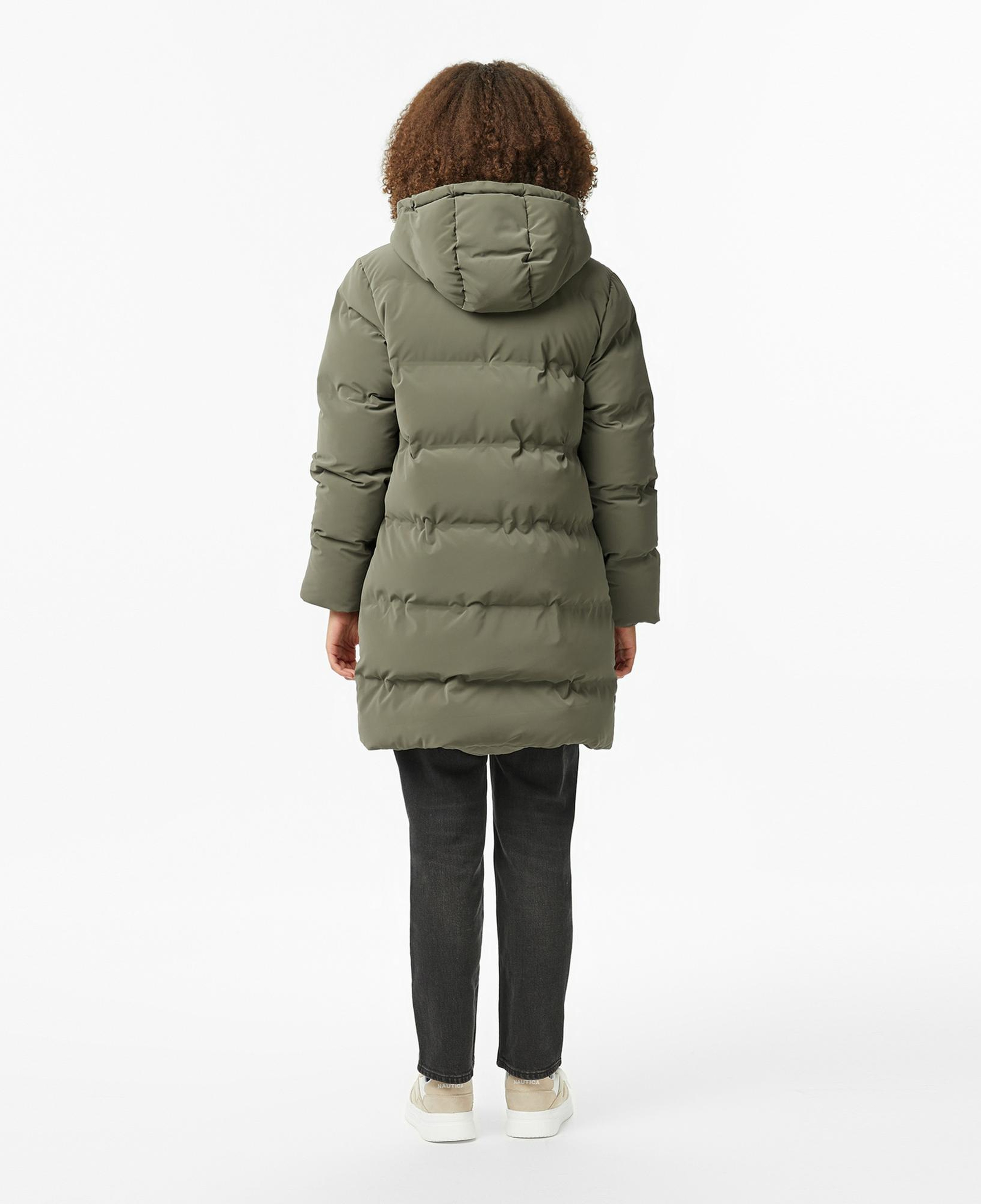 Nautica Kadın Yeşil Regular Fit Mont