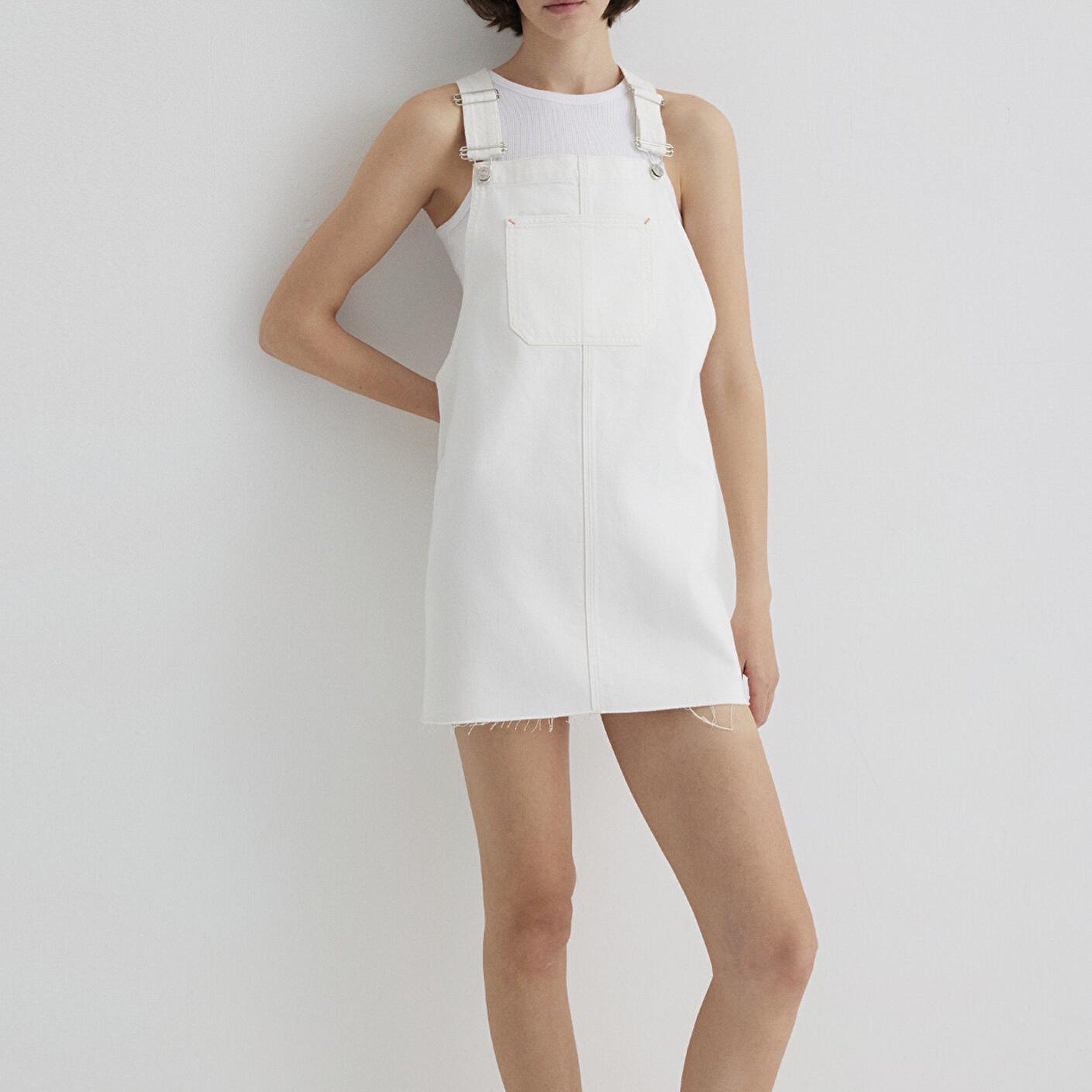 Mavi Iza Kırık Beyaz Jean Elbise 1310662-89835