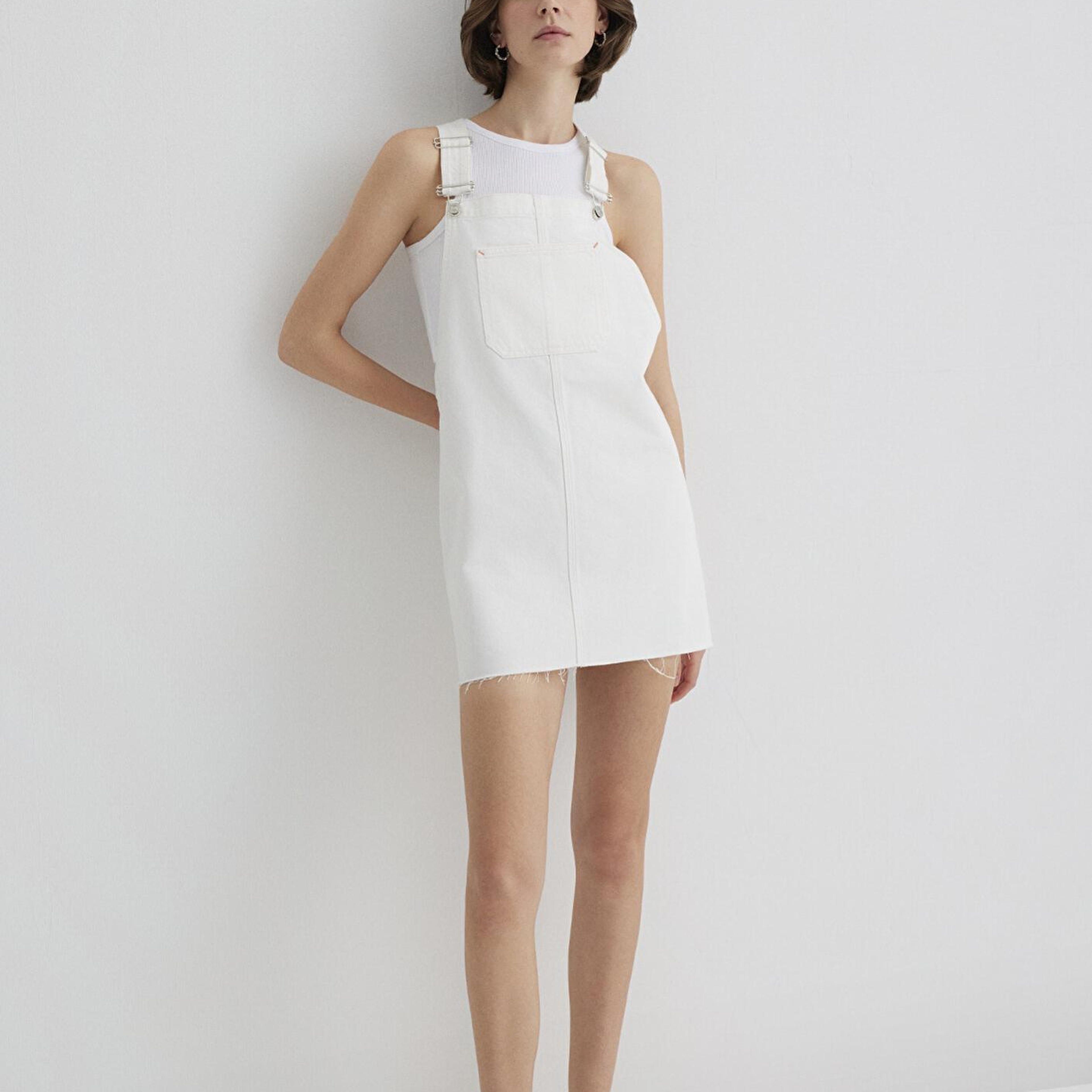 Mavi Iza Kırık Beyaz Jean Elbise 1310662-89835