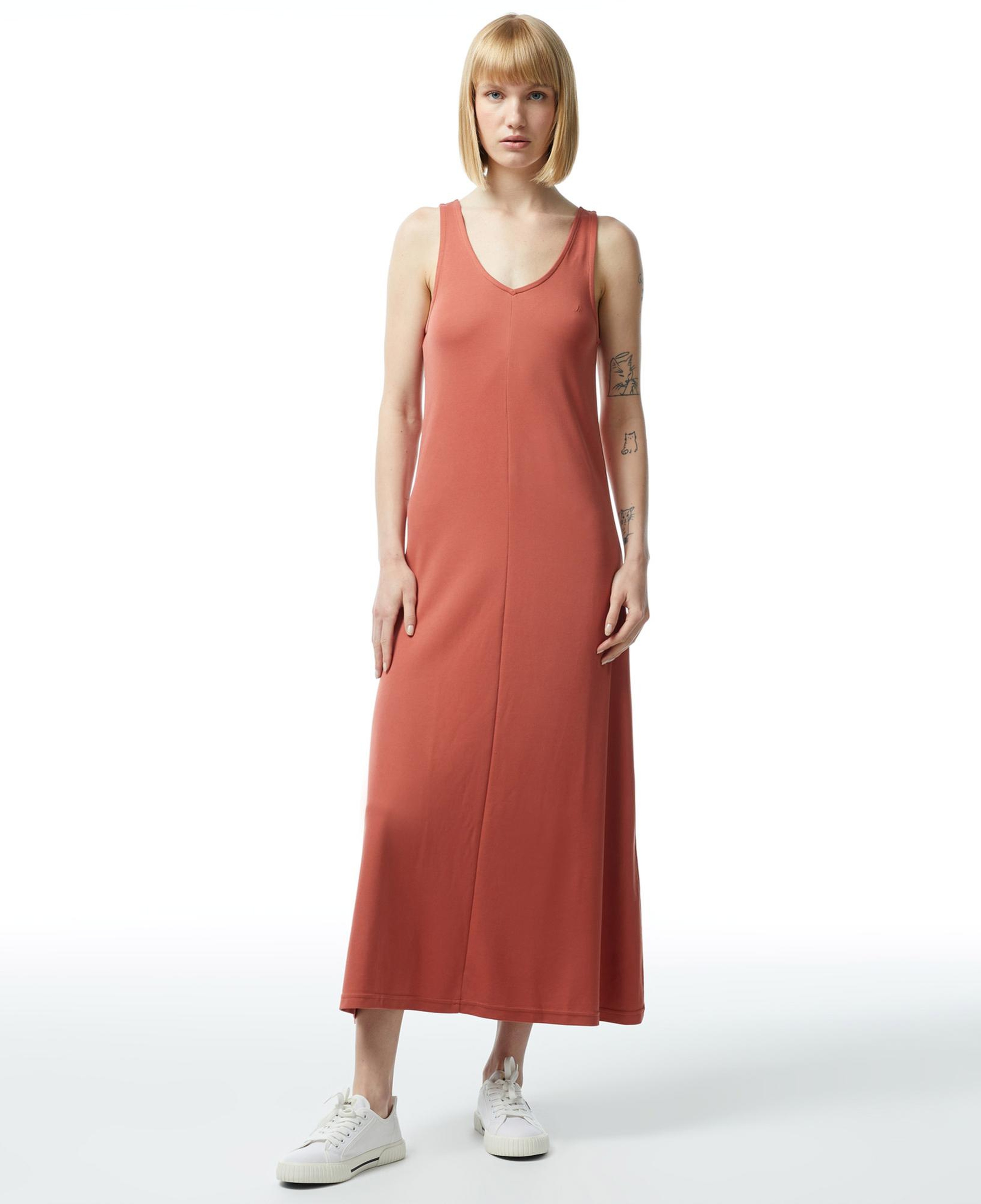 Nautica Kadın Pembe Standart Fit Askılı Elbise