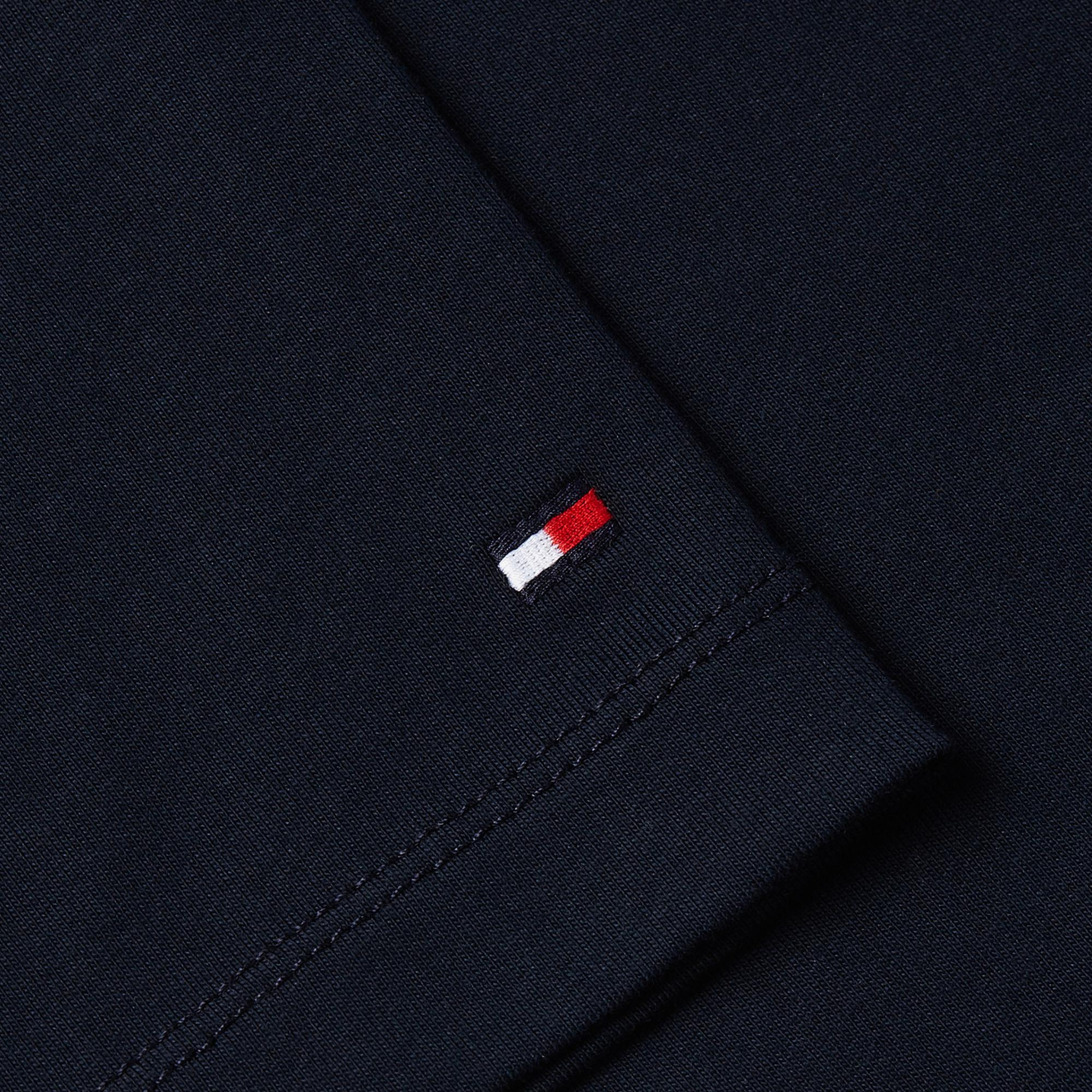 Tommy Hilfiger Script Logo Erkek Lacivert T-Shirt