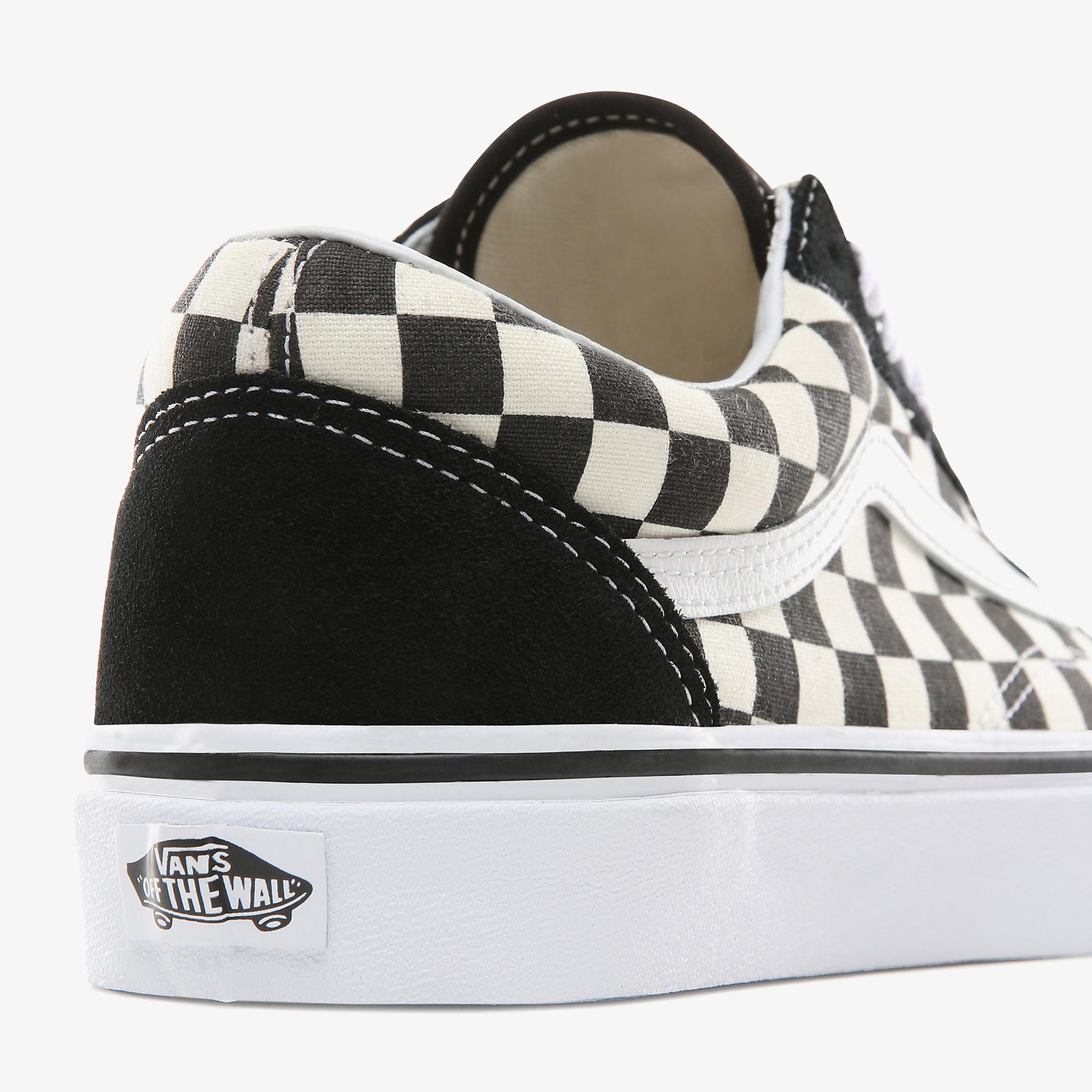 Vans Primary Check Old Skool Siyah - Bej Unisex Sneaker