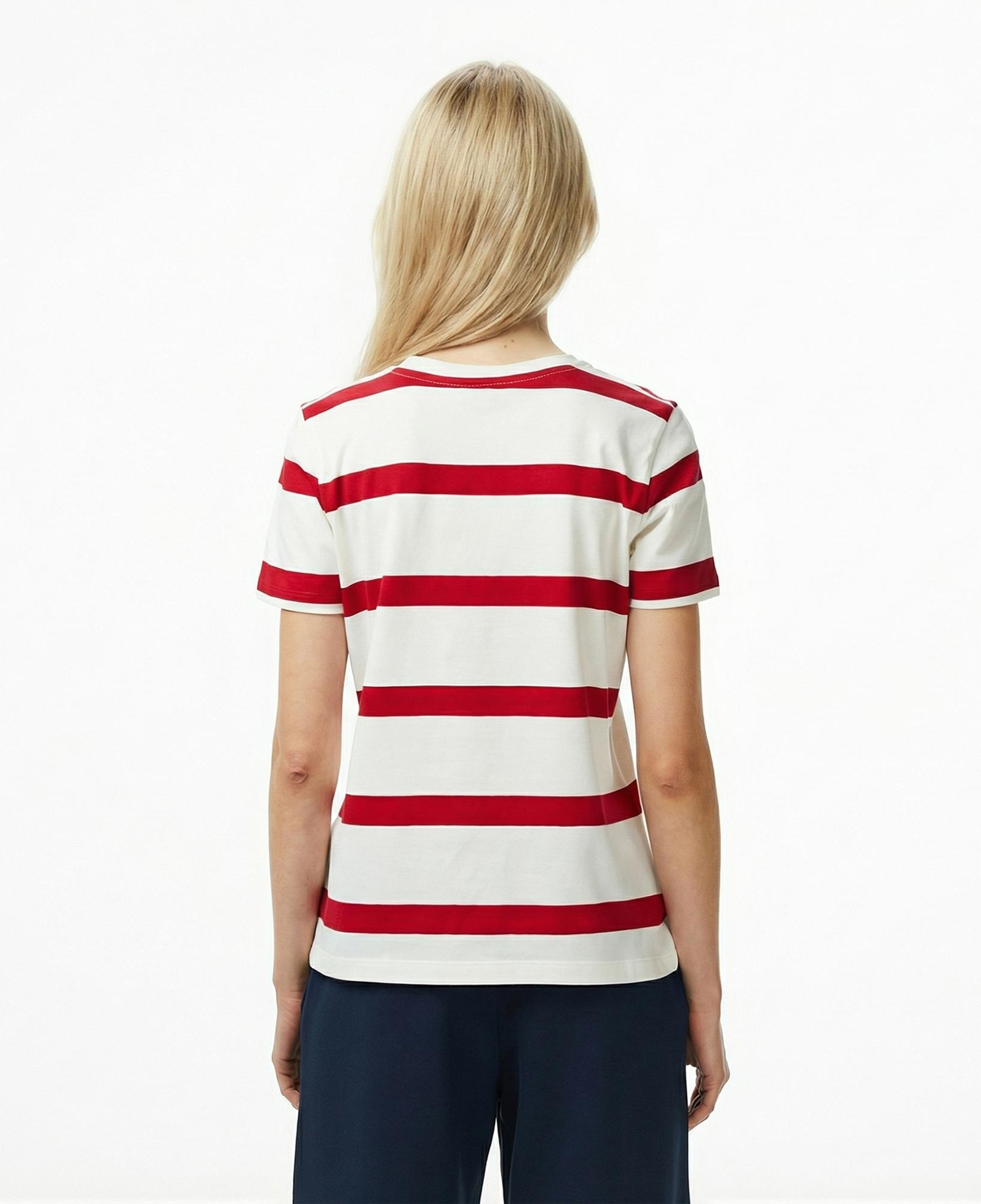 Tommy Hilfiger Script Regular Kadın Beyaz T-Shirt