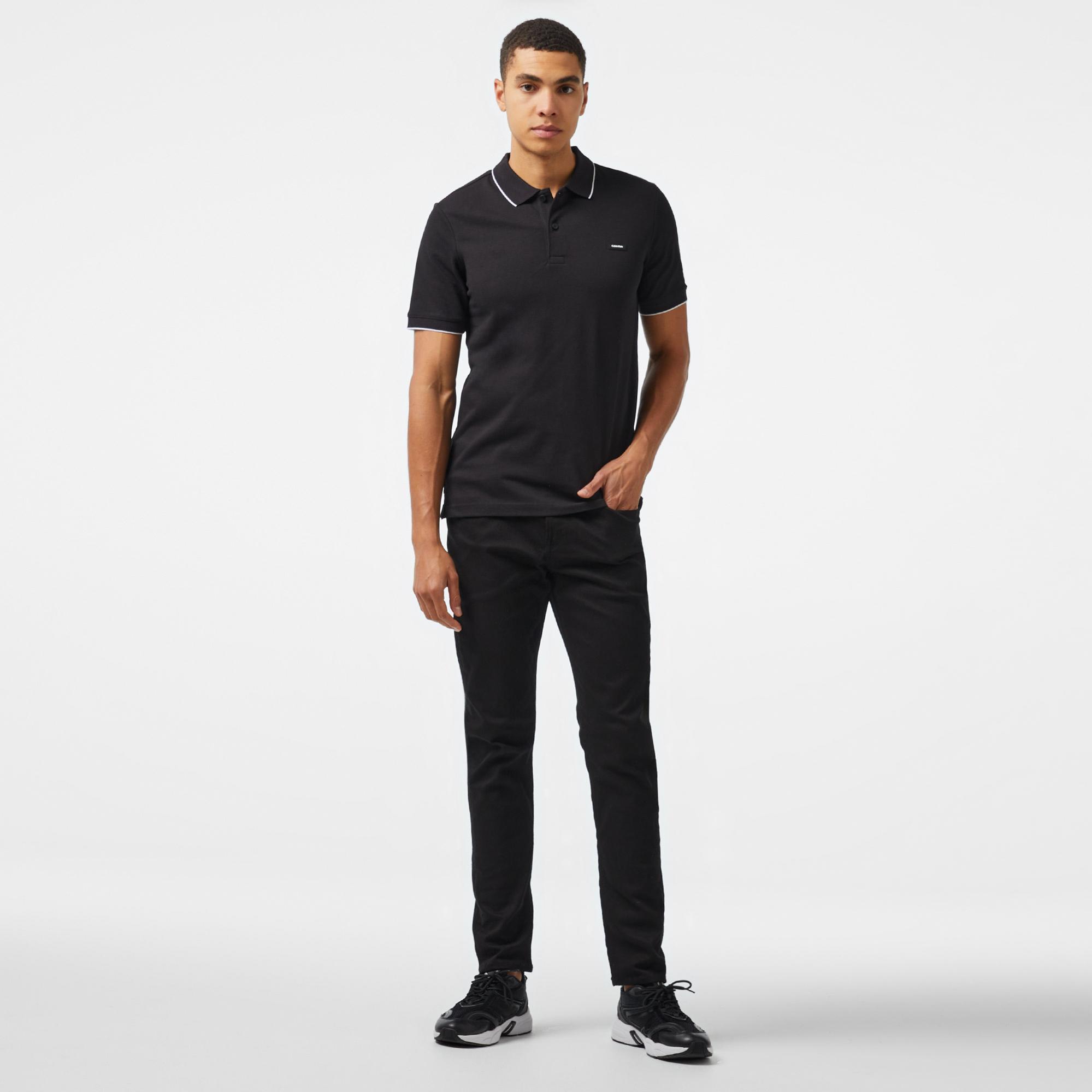 Calvin Klein Essentials Erkek Siyah Polo