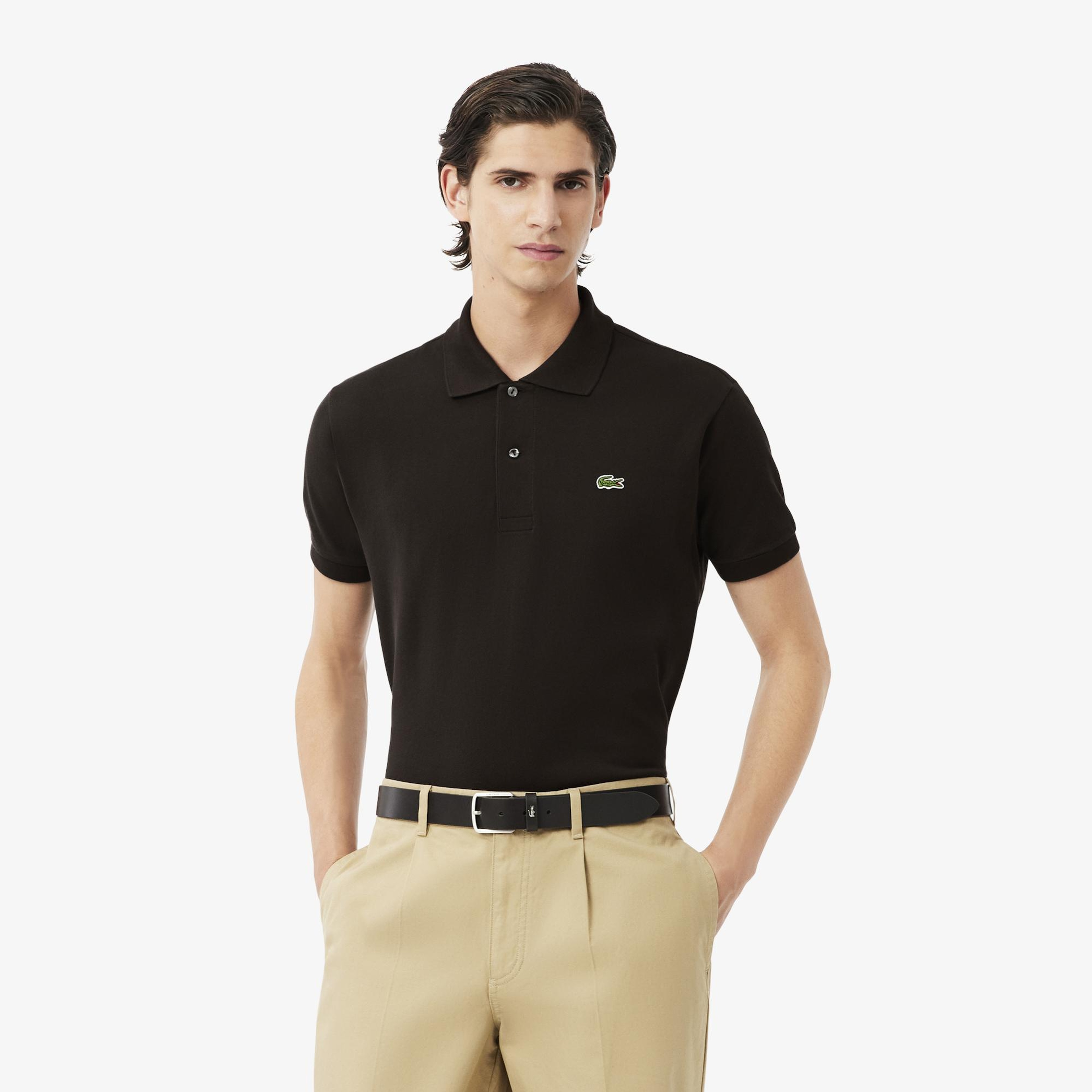 Lacoste L.12.12 Erkek Classic Fit Koyu Kahverengi Polo