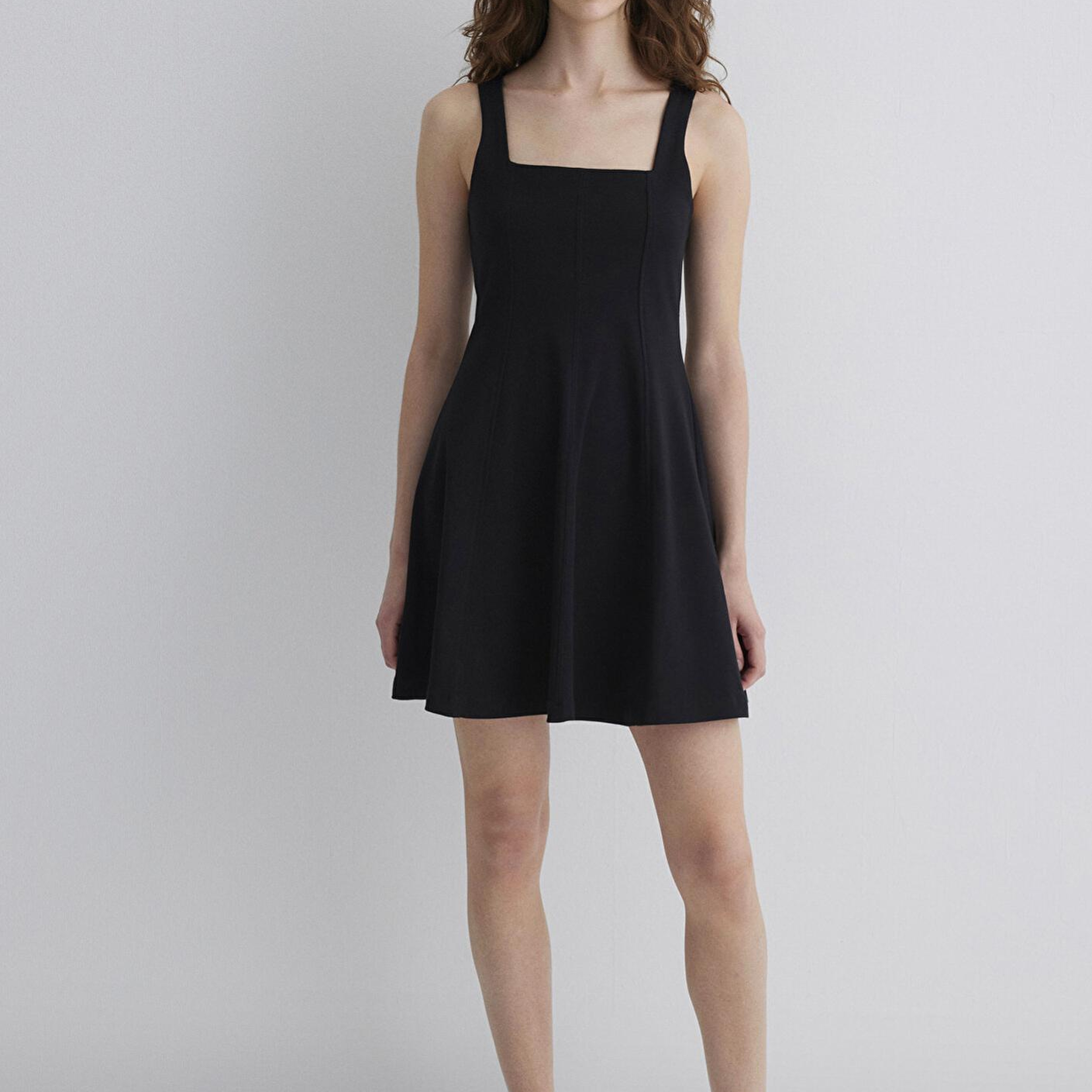 Mavi Siyah Elbise 1310679-900