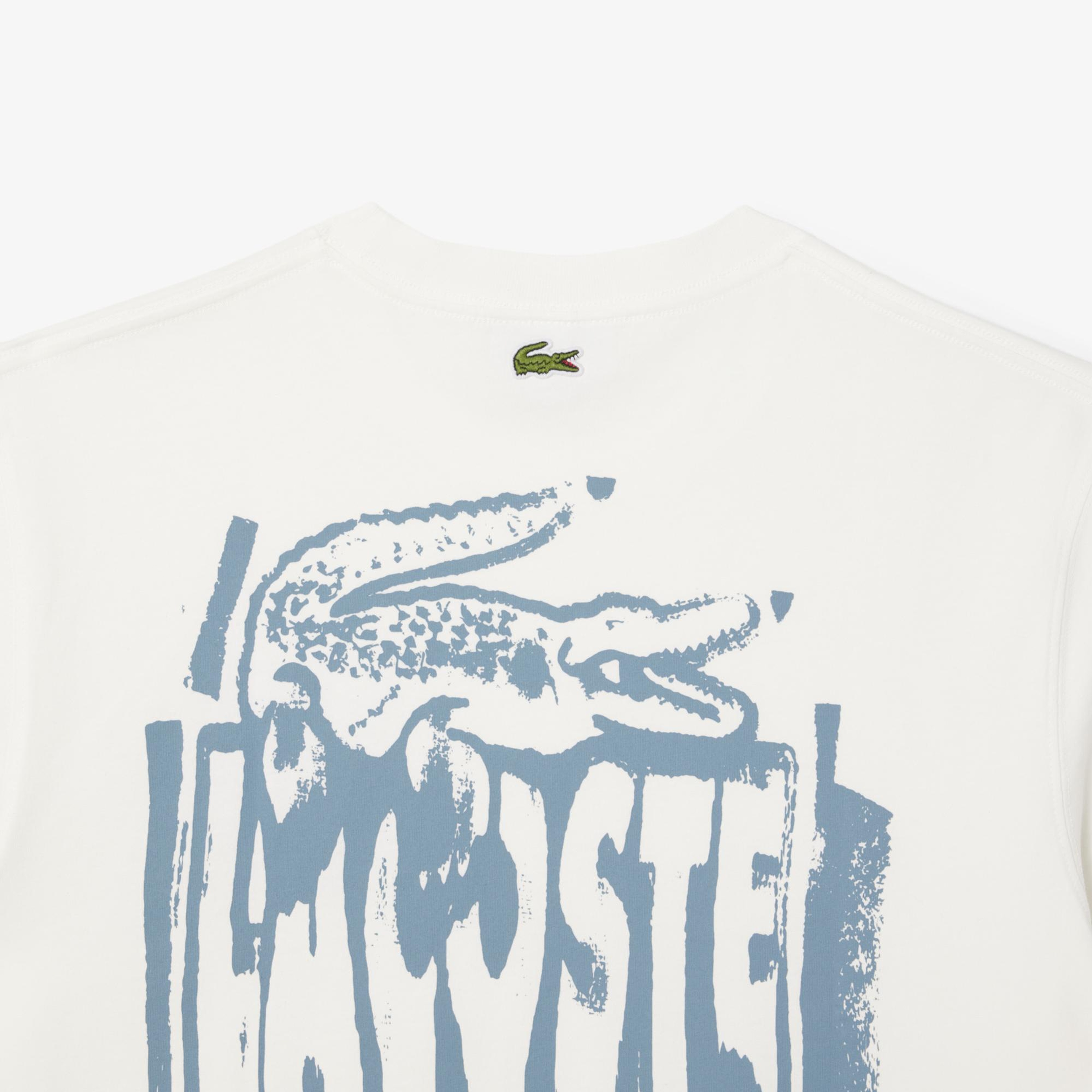 Lacoste Classic Fit Erkek Bej T-Shirt