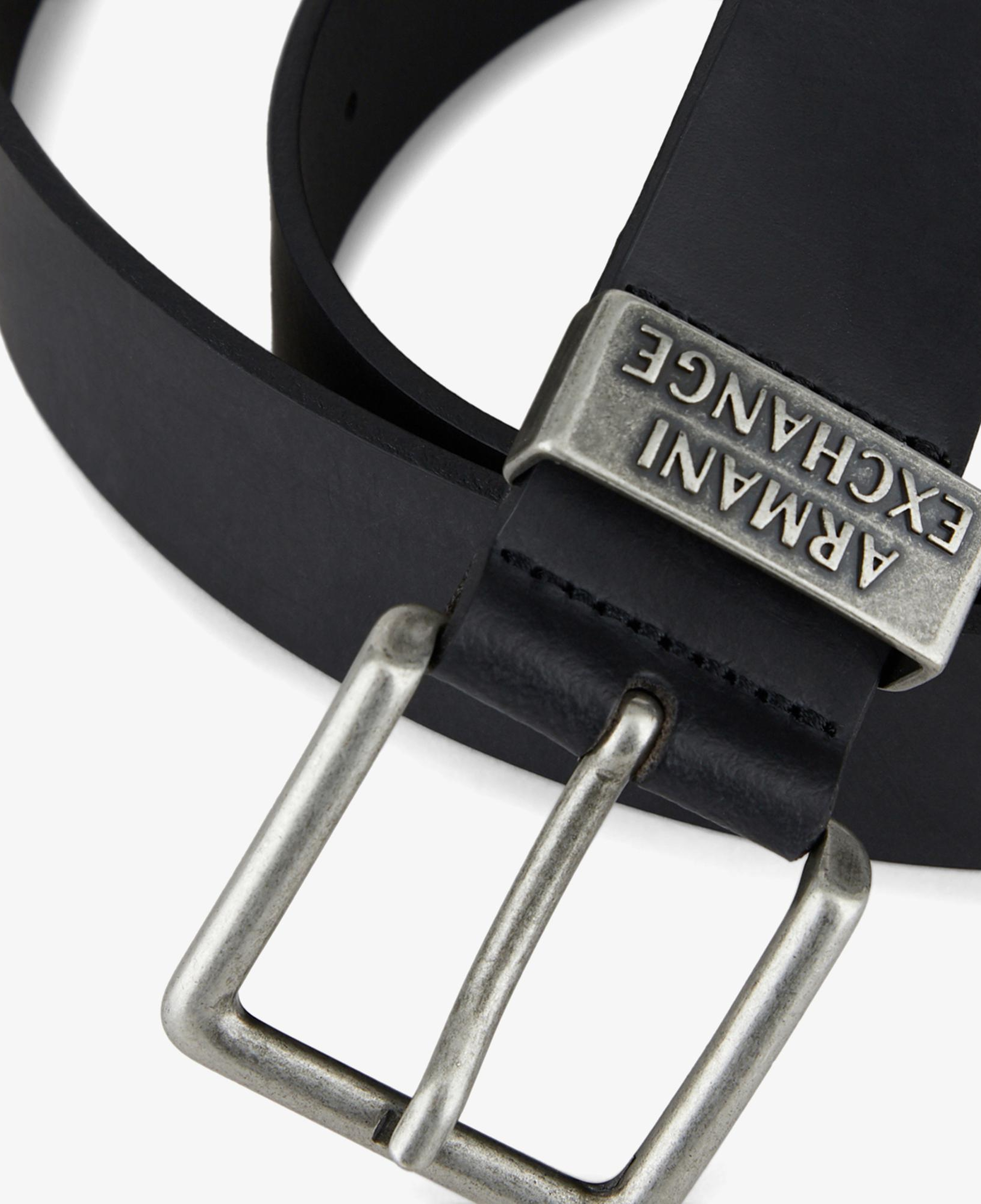 Armani Exchange Erkek Siyah Kemer