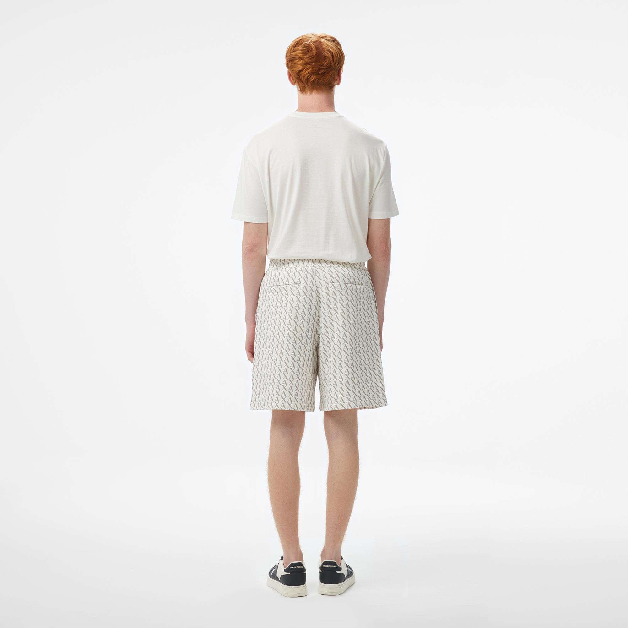 Armani Exchange Erkek Beyaz Bermuda Şort