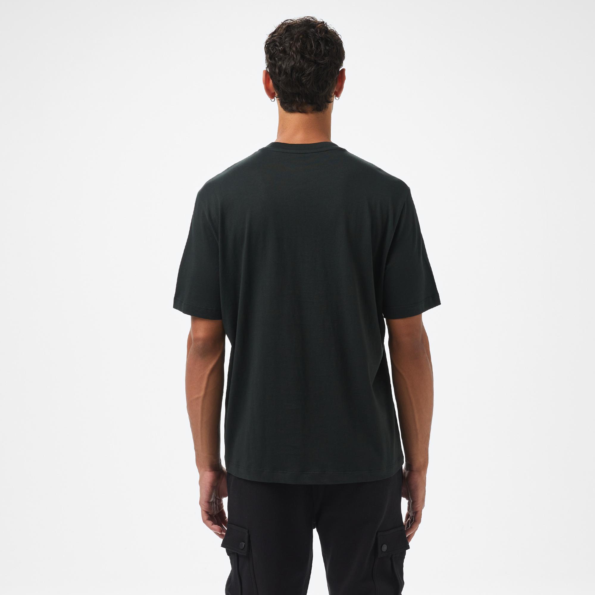 Armani Exchange Erkek Siyah Bisiklet Yaka T-Shirt