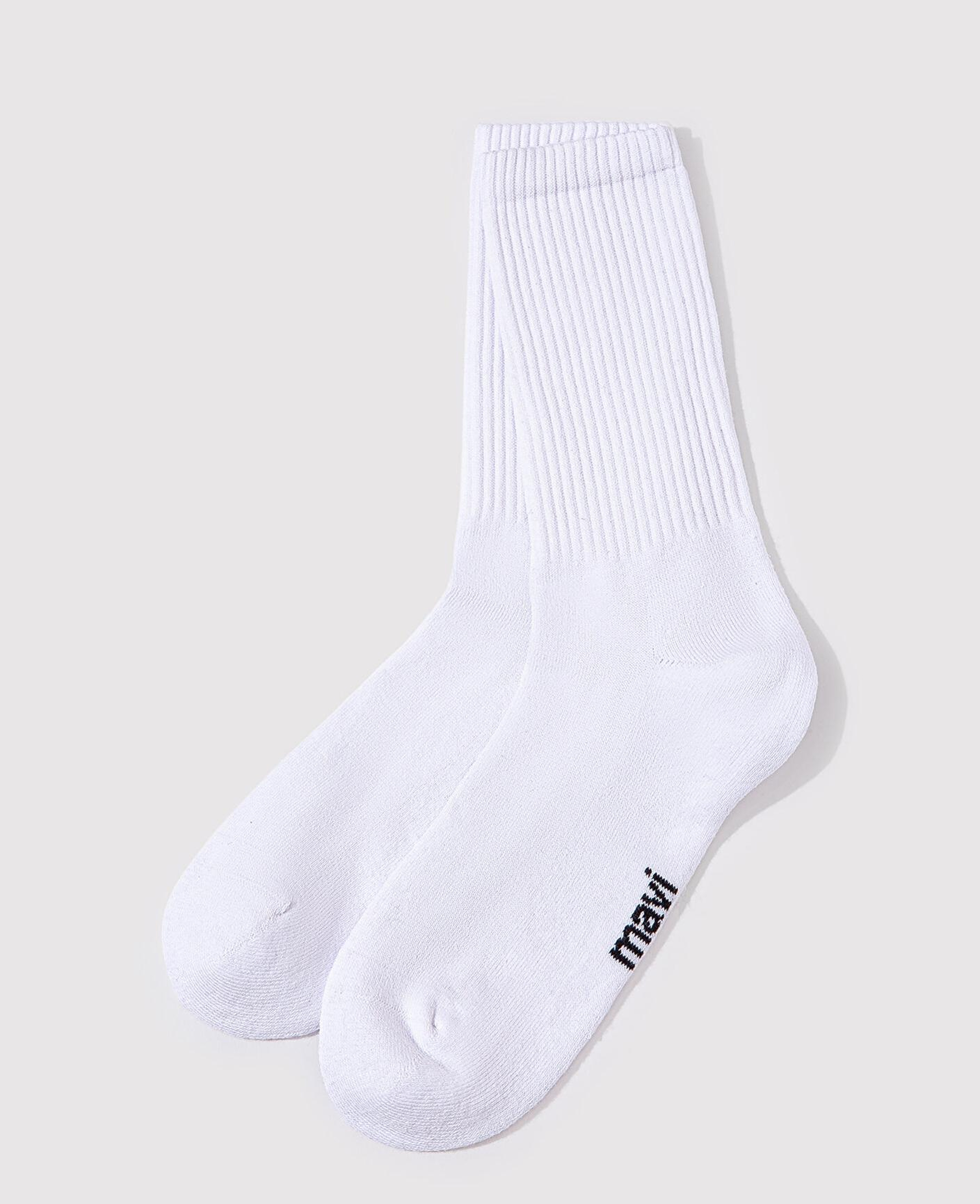 Mavi Beyaz Soket Çorap 0911879-620