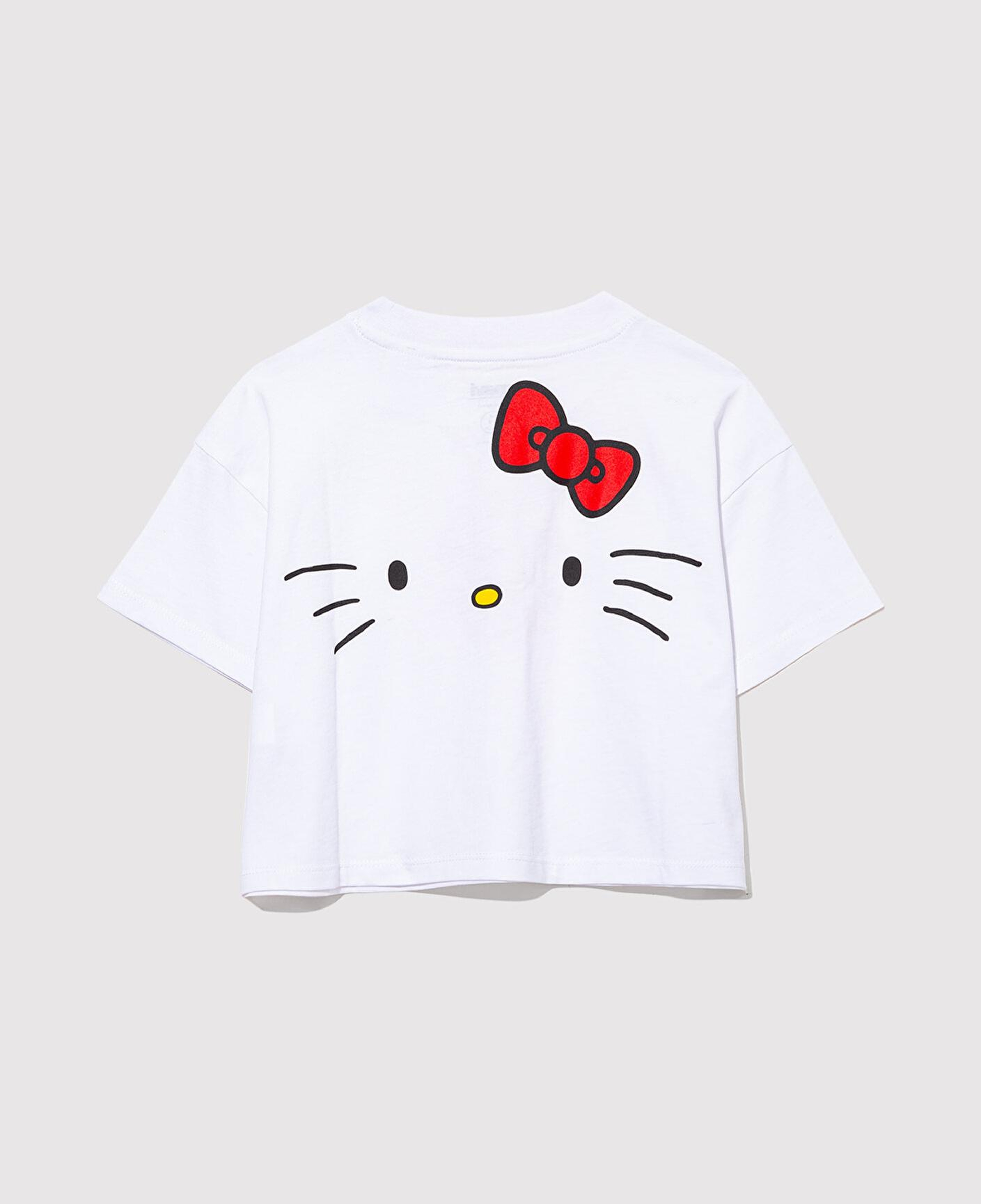 Mavi Hello Kitty Baskılı Beyaz Tişört Loose Fit / Bol Rahat Kesim 7610307-620