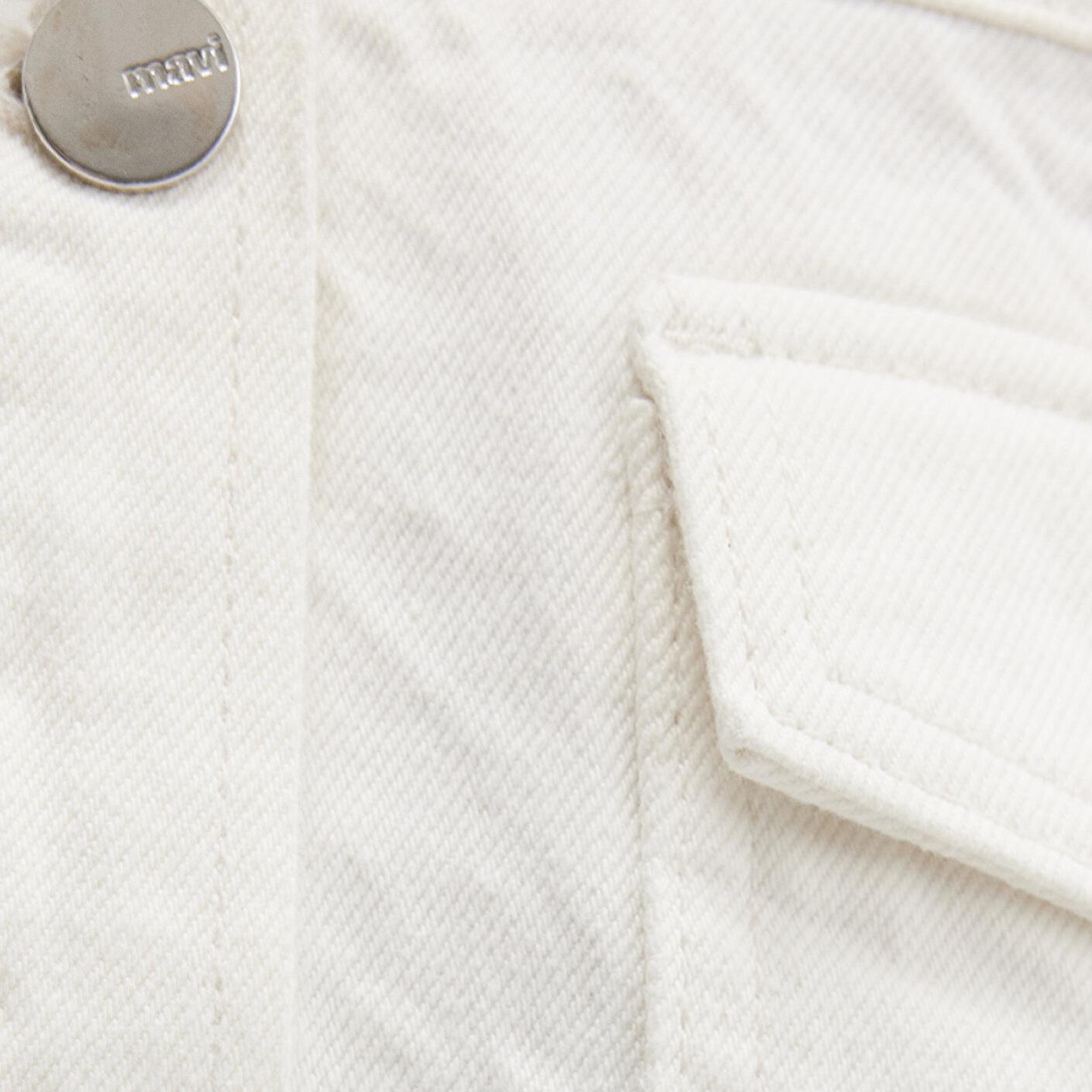 Mavi Thalia Mavi Premium Beyaz Jean Ceket 1110289-89161