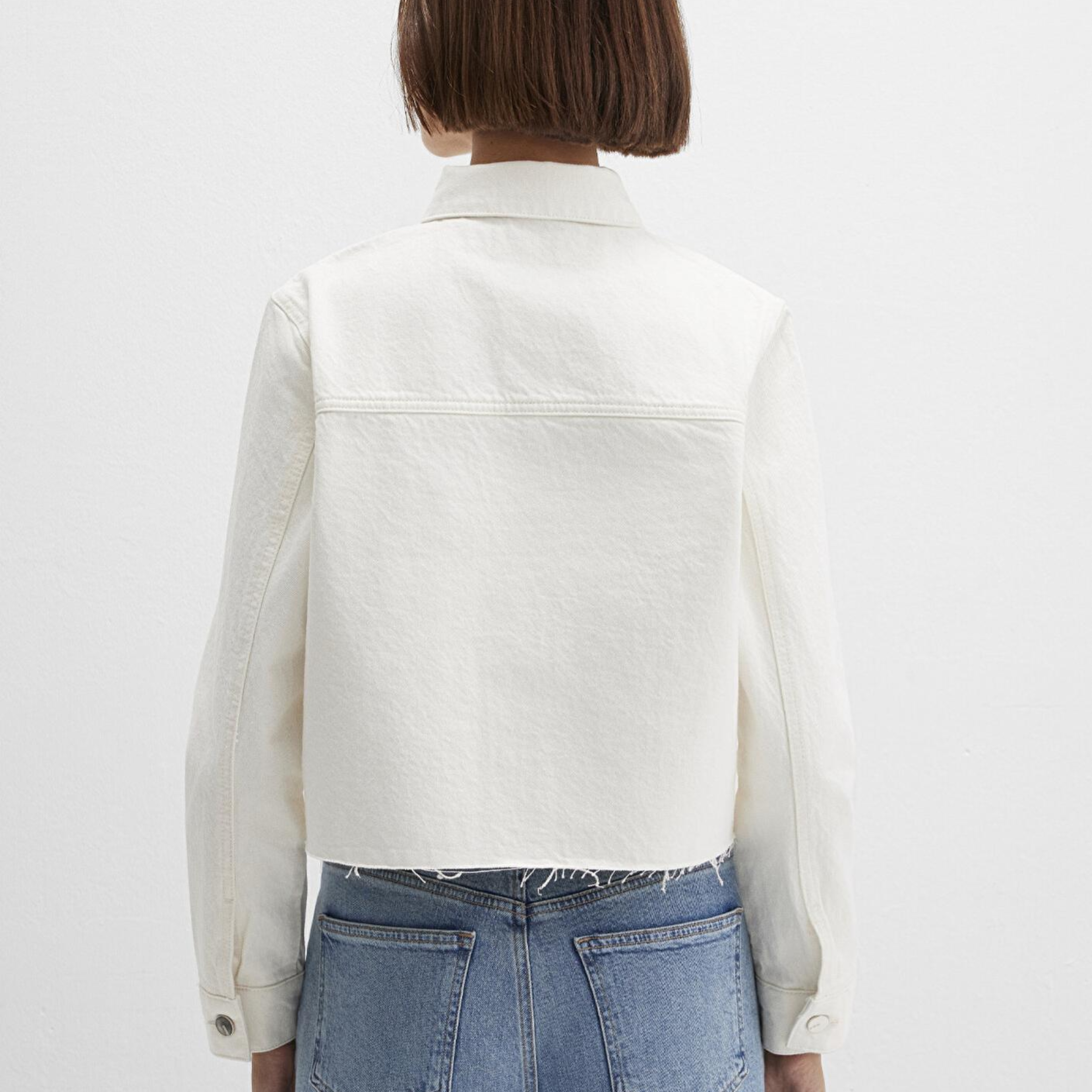 Mavi Thalia Mavi Premium Beyaz Jean Ceket 1110289-89161